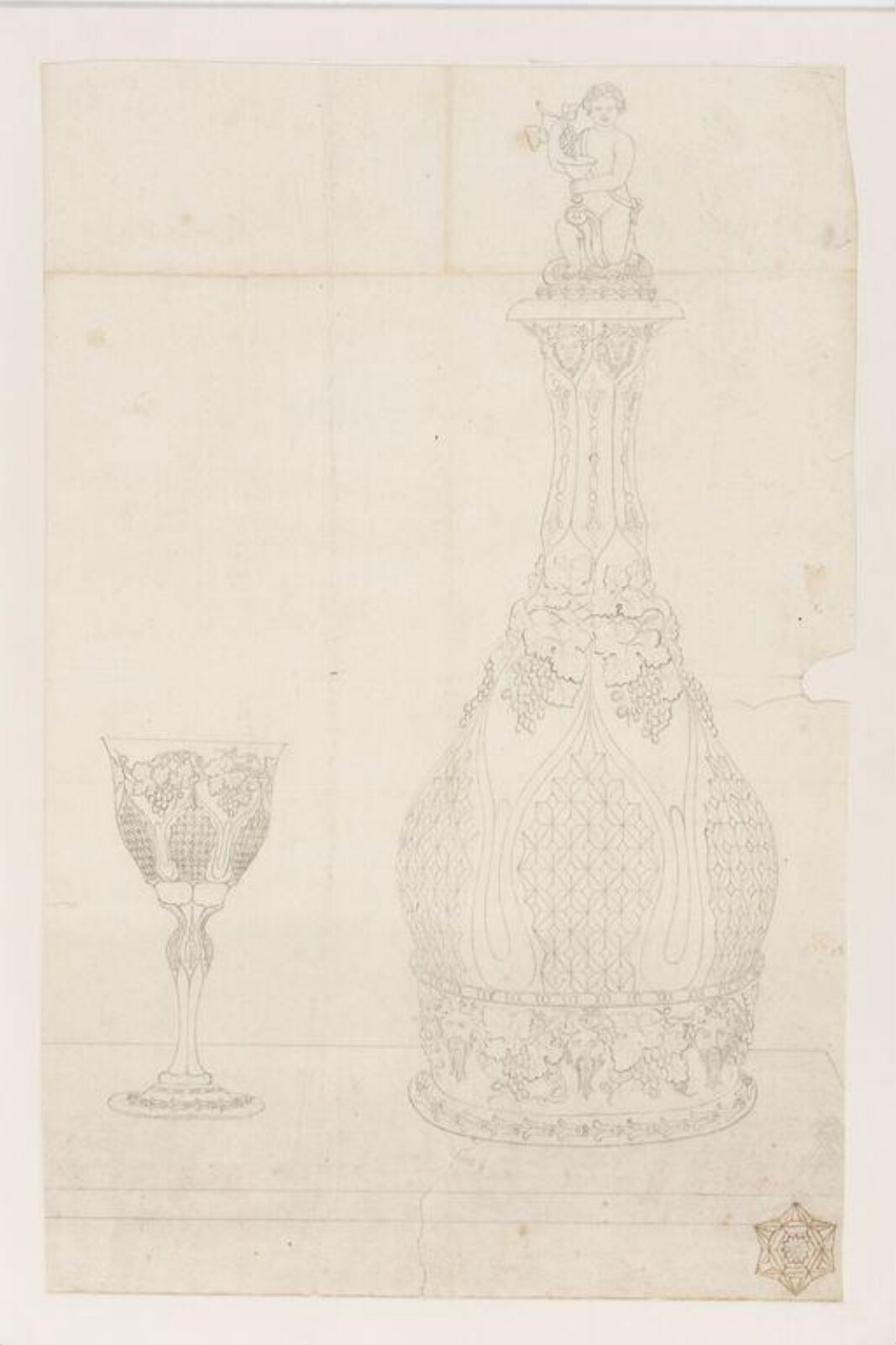 Drawing, Cyrus Hill, ca.1850