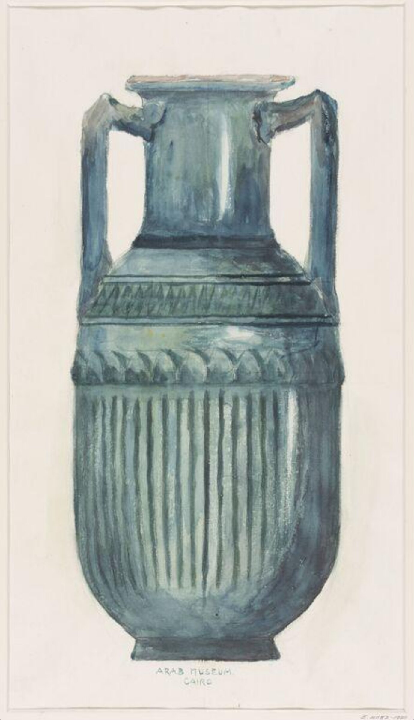 Watercolour, William A. Stewart, early 20th century