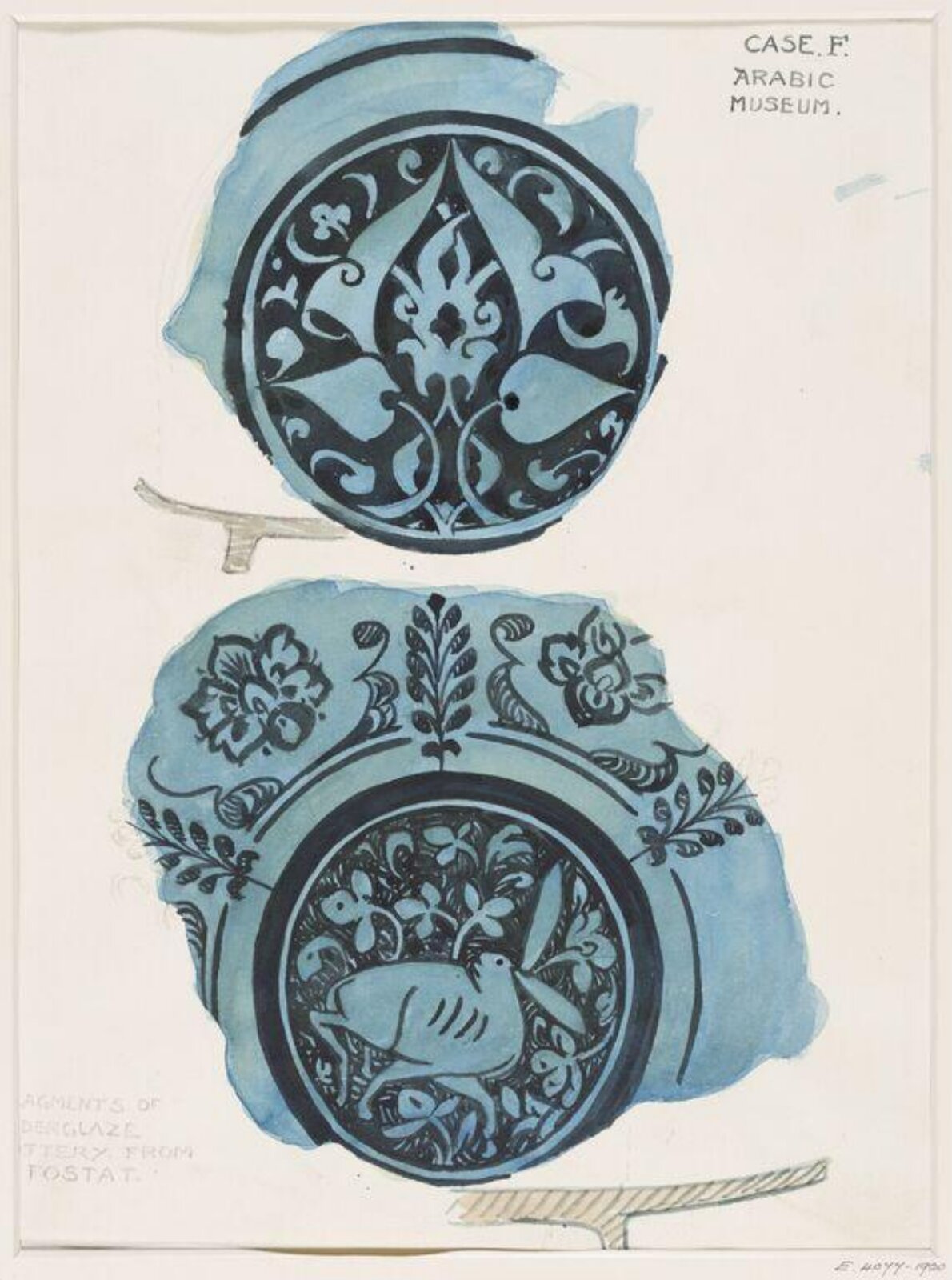Watercolour, William A. Stewart, early 20th century