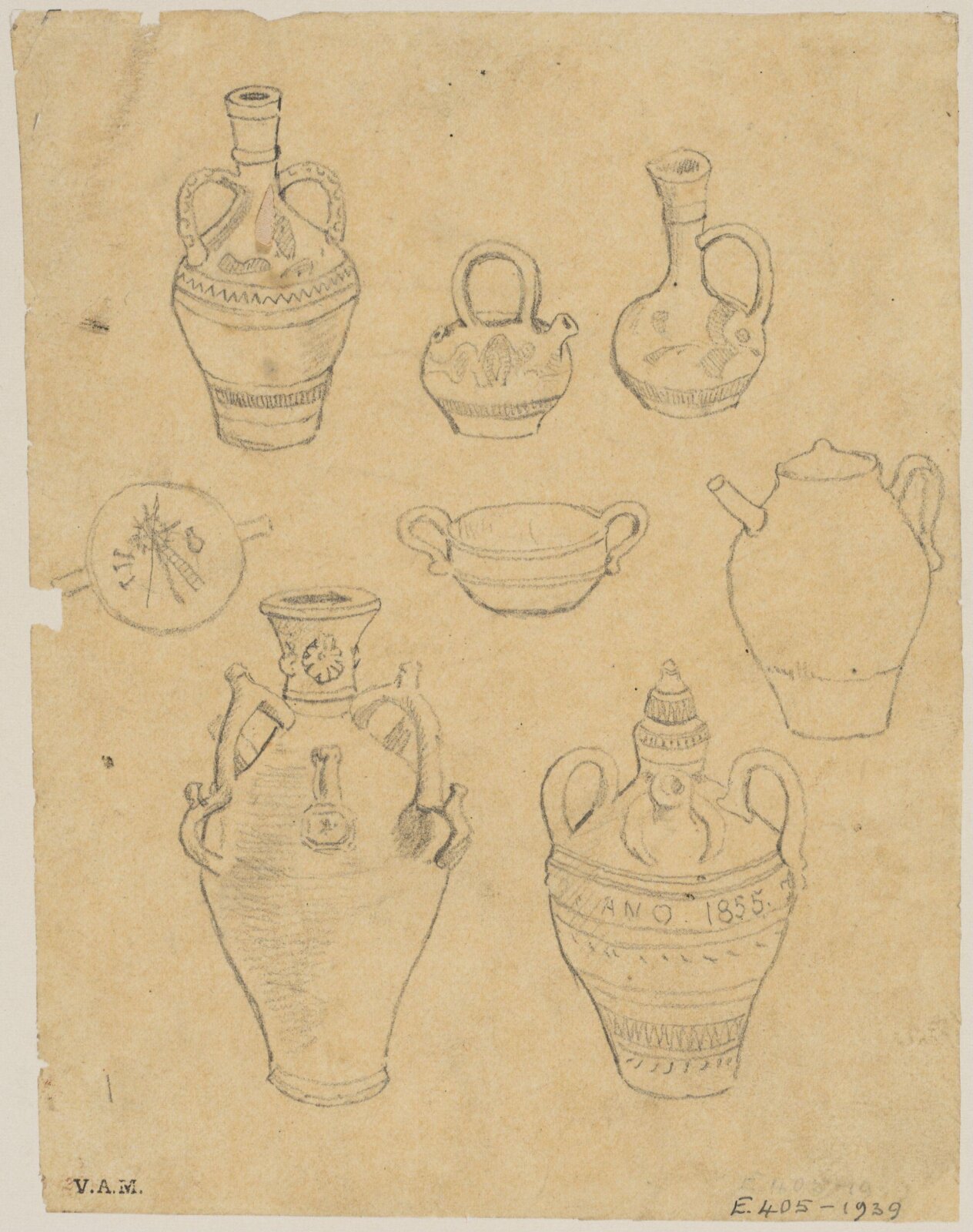 Drawing, George Wardle, c.1870s