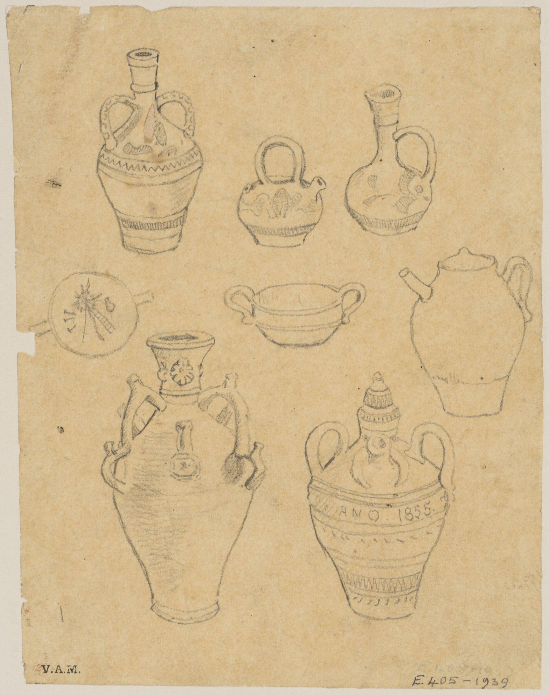 Drawing, George Wardle, c.1870s