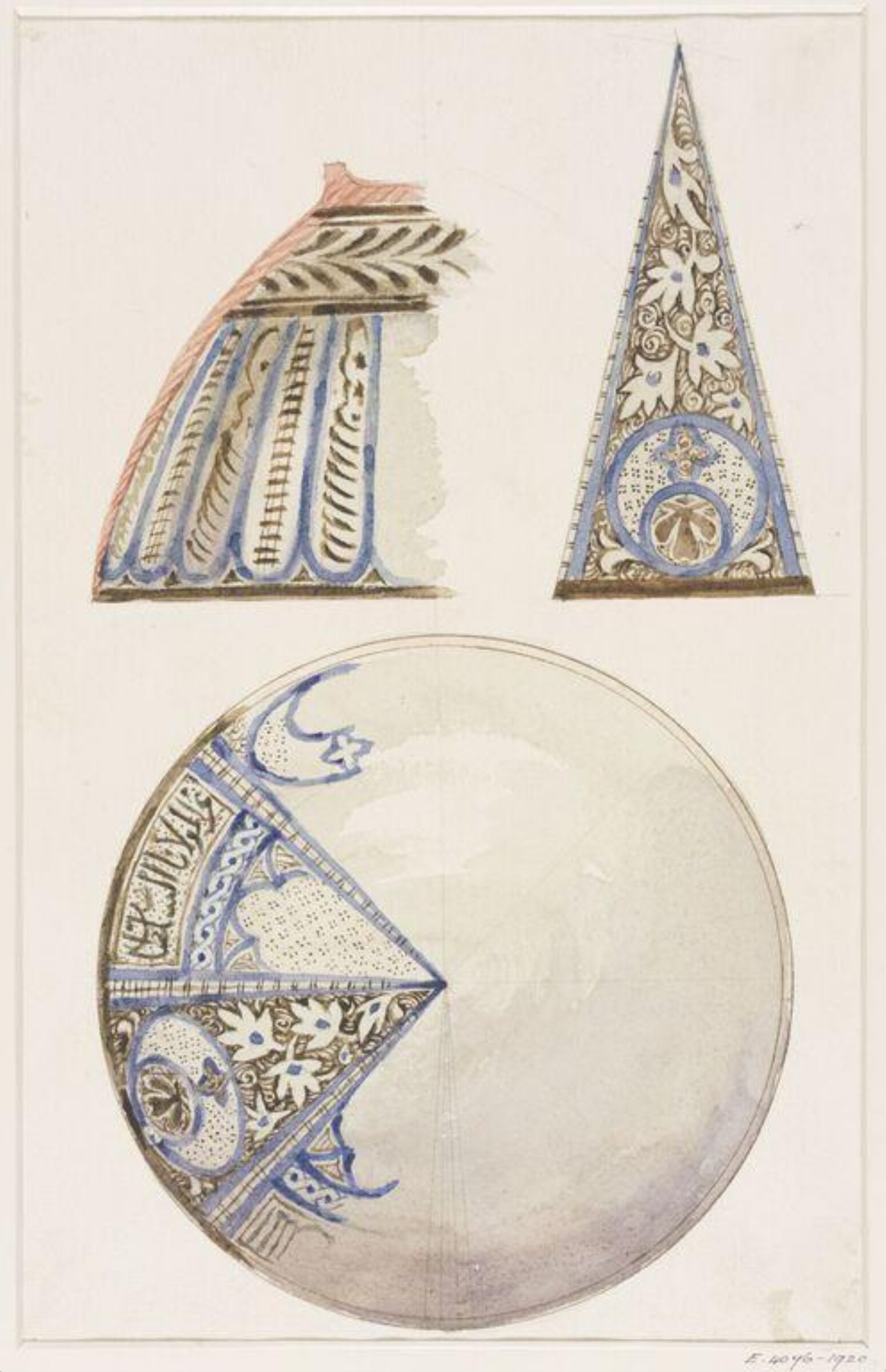 Watercolour, William A. Stewart, early 20th century