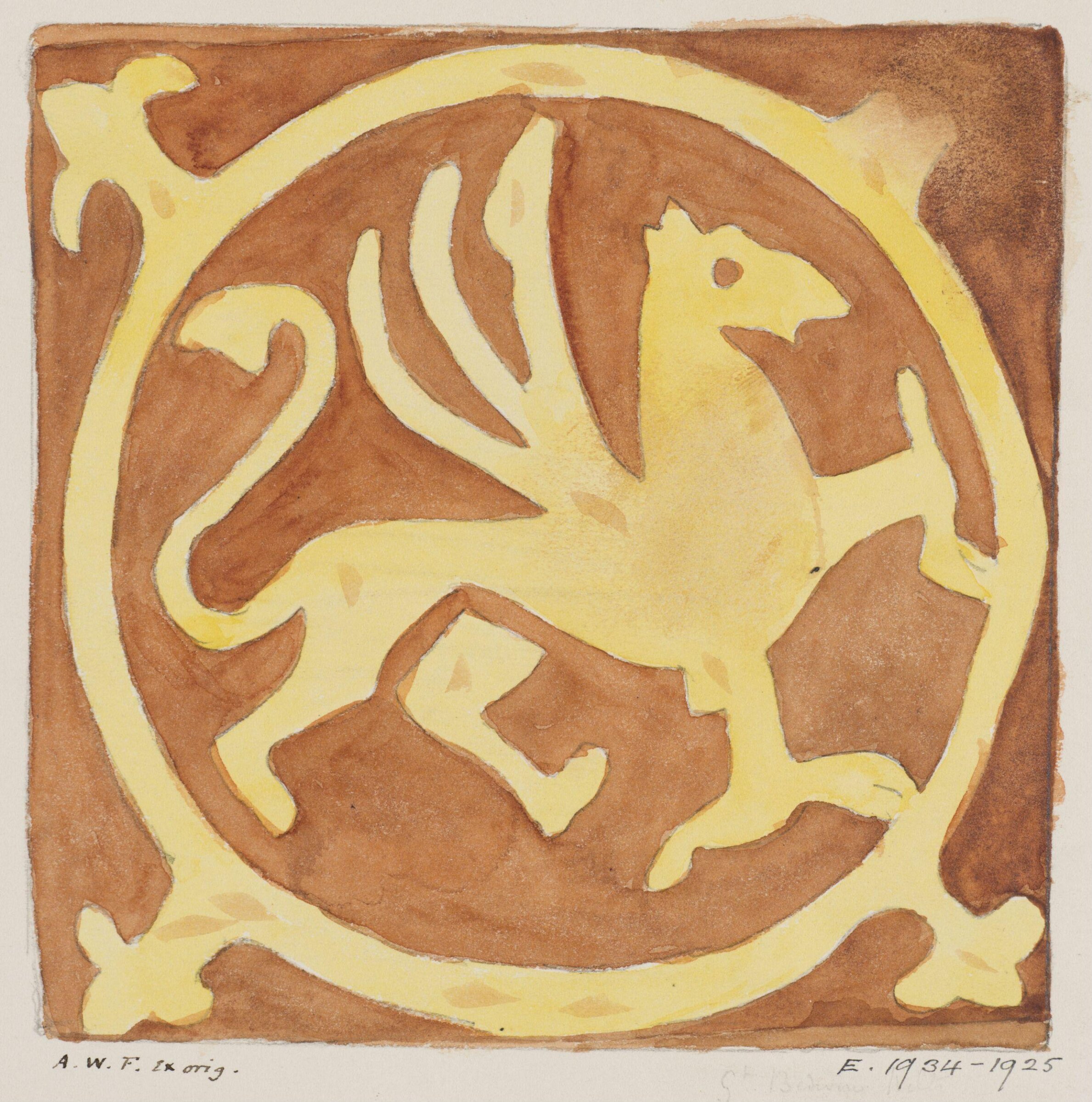 Drawing, Augustus Franks, ca. 1850-1897