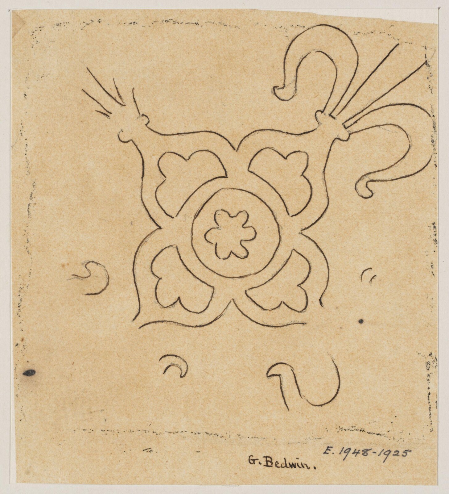 Drawing, Augustus Franks, ca. 1850-1897