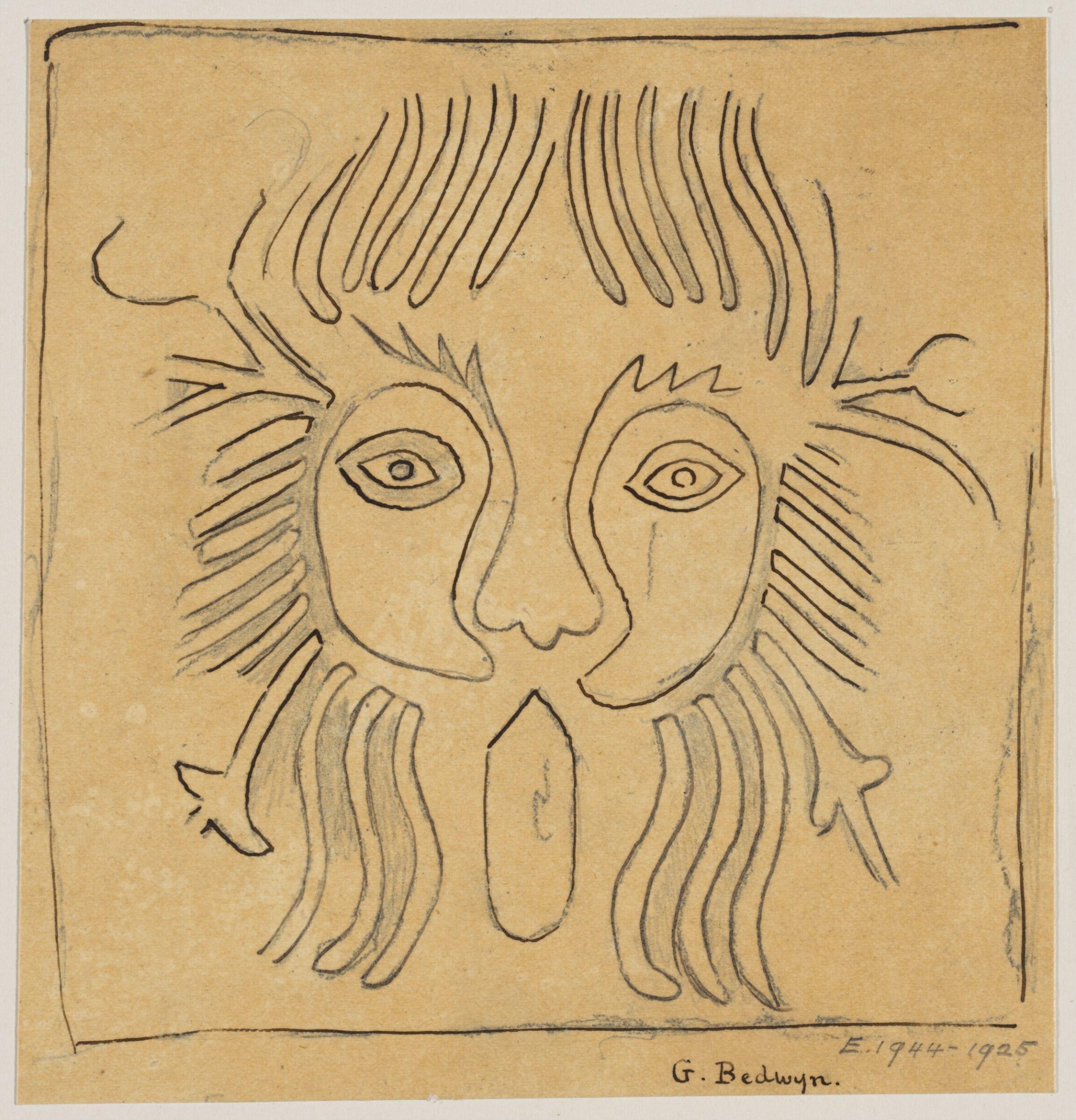 Drawing, Augustus Franks, ca. 1850-1897
