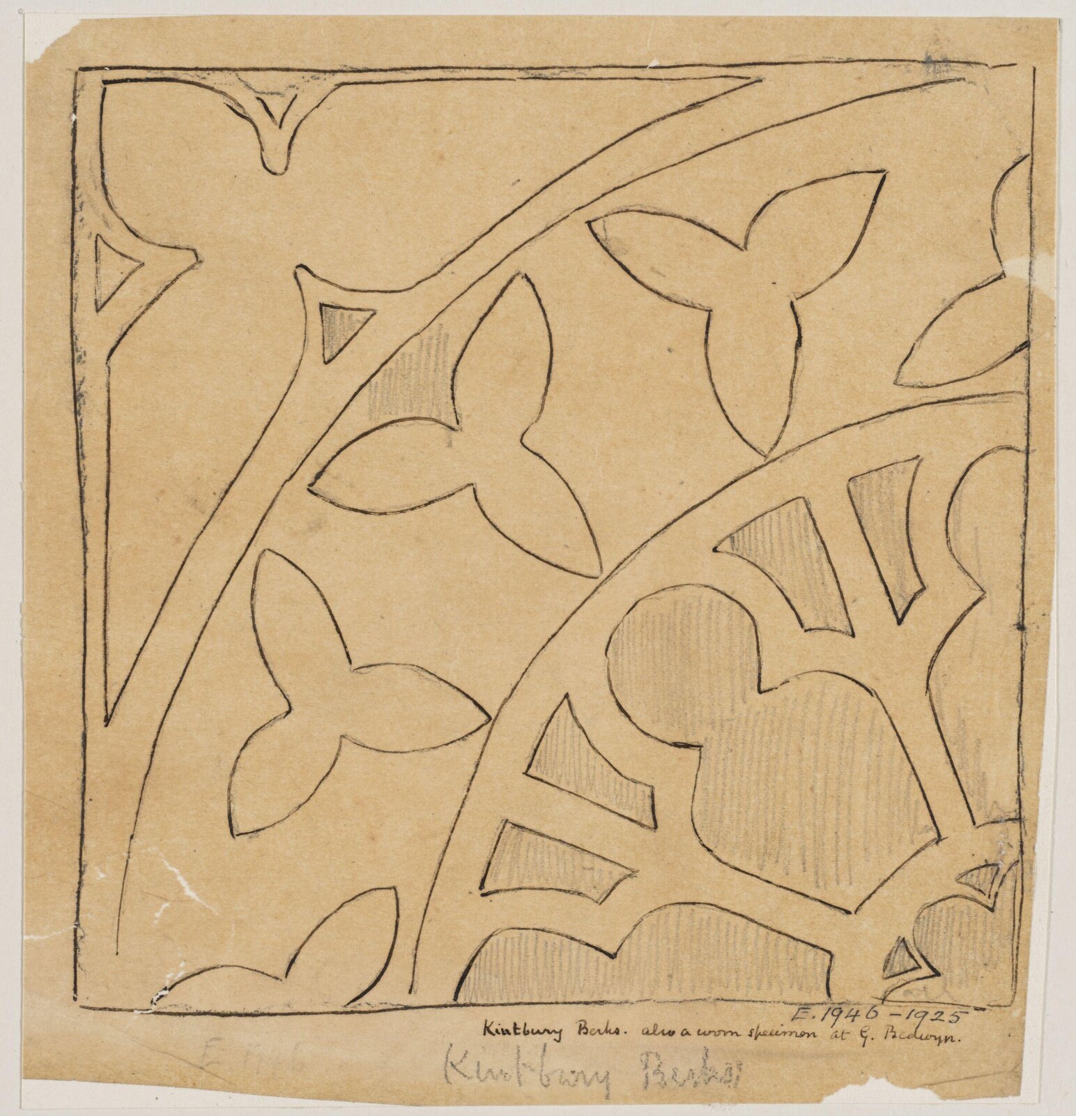 Drawing, Augustus Franks, ca. 1850-1897