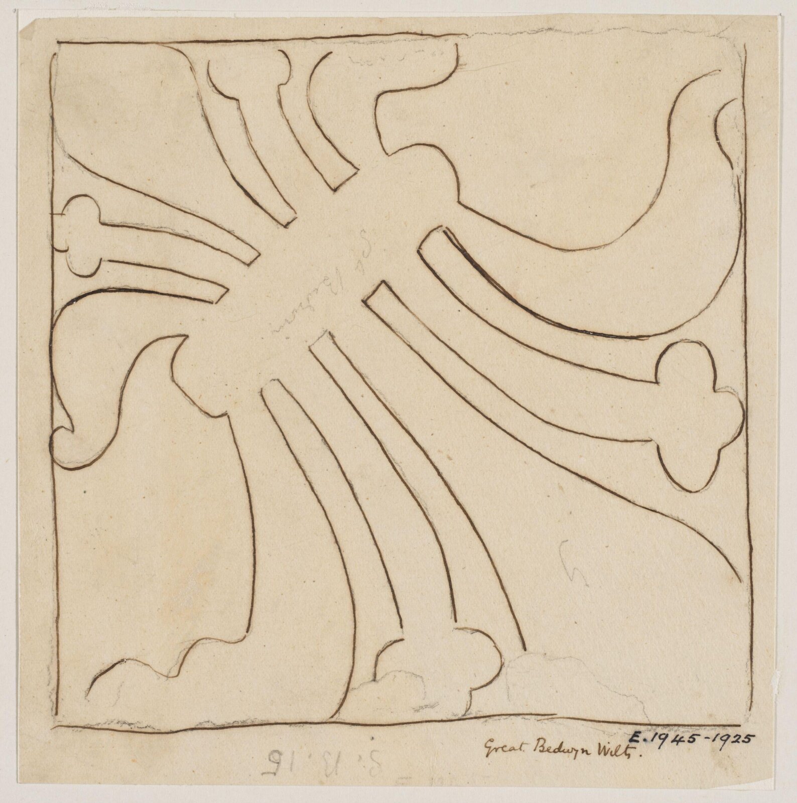 Drawing, Augustus Franks, ca. 1850-1897