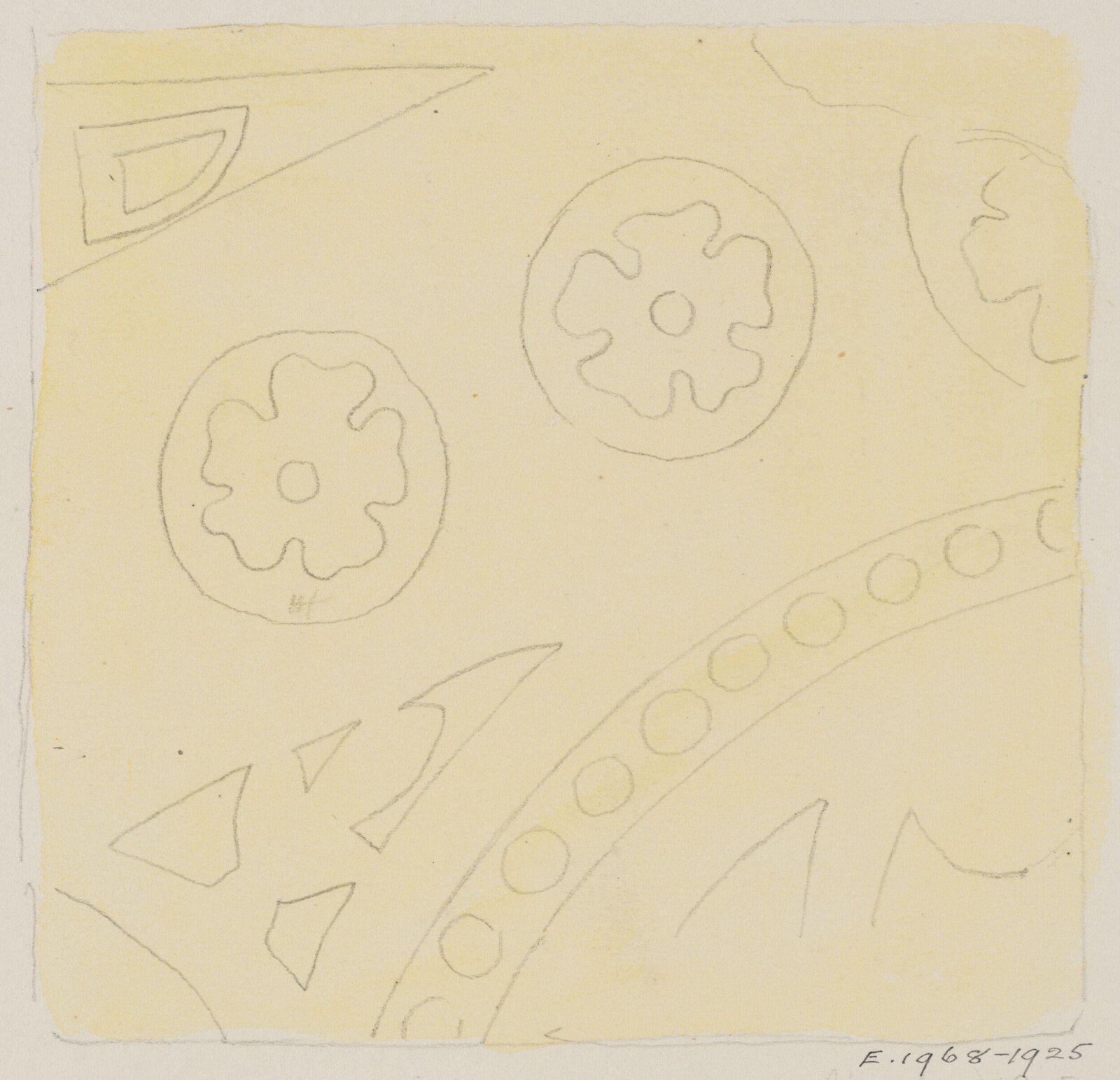 Drawing, Augustus Franks, ca. 1850-1897