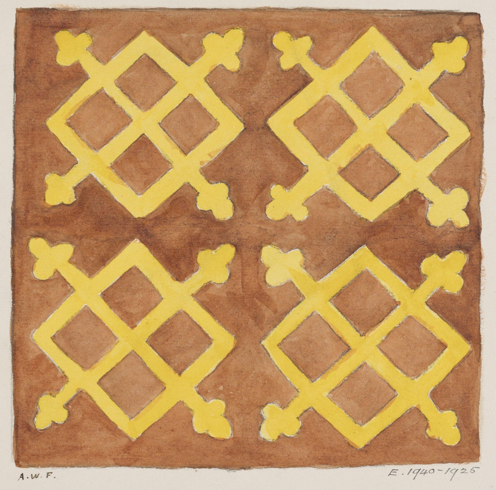 Drawing, Augustus Franks, ca. 1850-1897