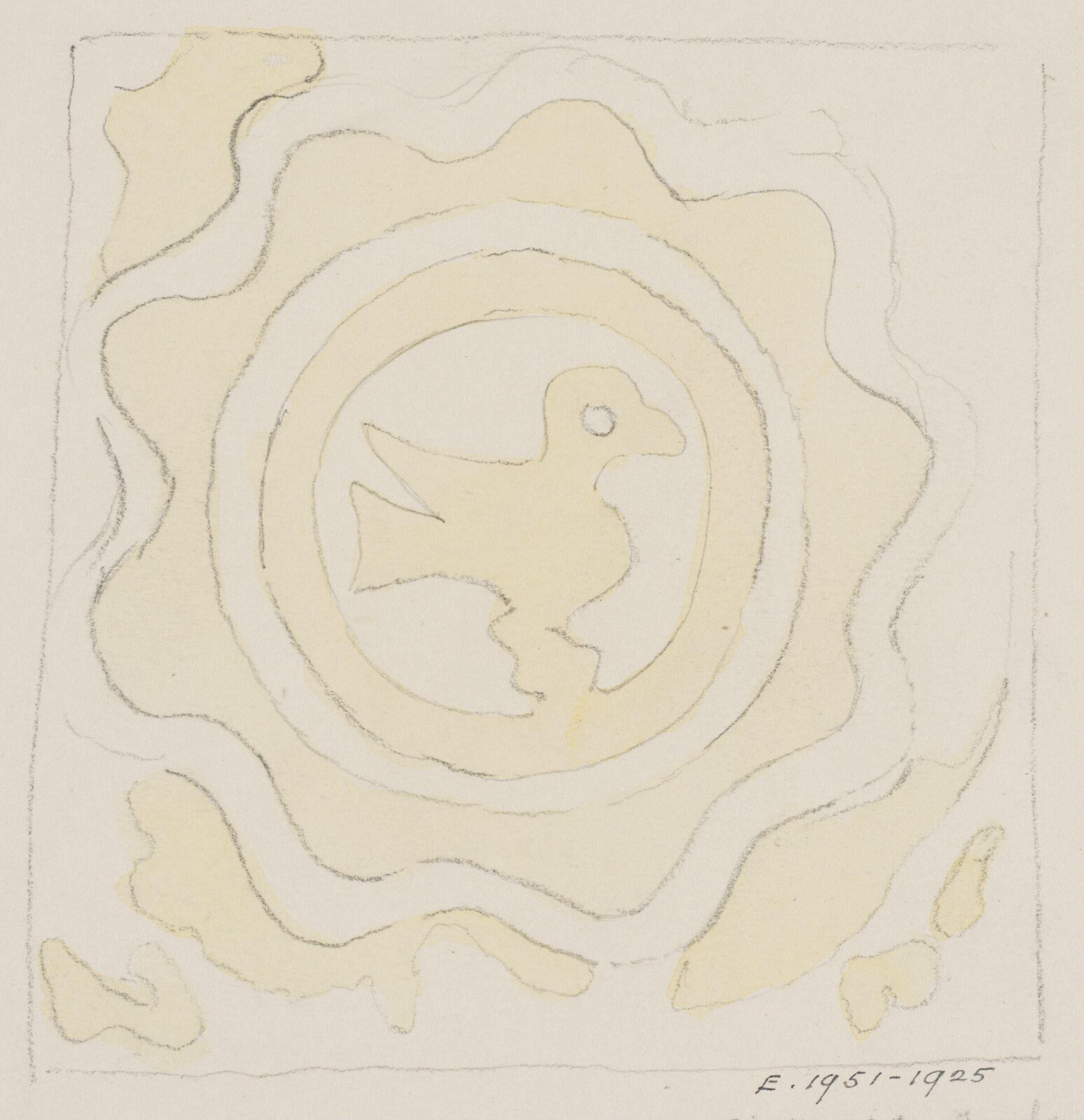 Drawing, Augustus Franks, ca. 1850-1897