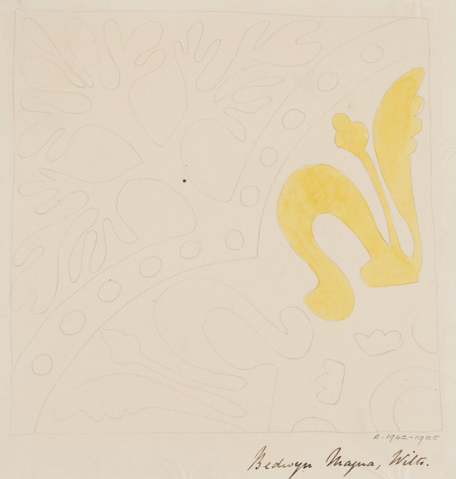 Drawing, Augustus Franks, ca. 1850-1897