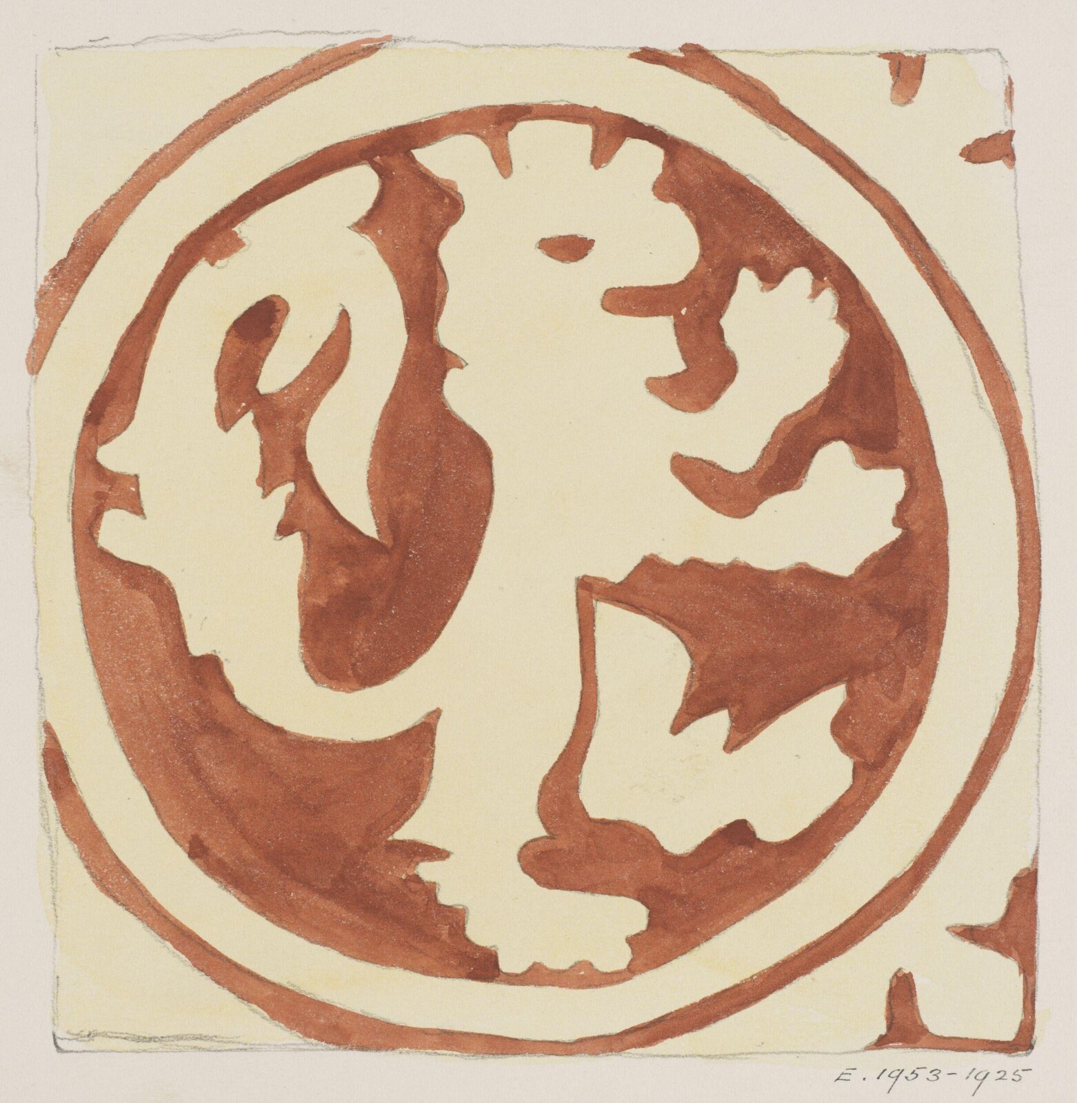 Drawing, Augustus Franks, ca. 1850-1897