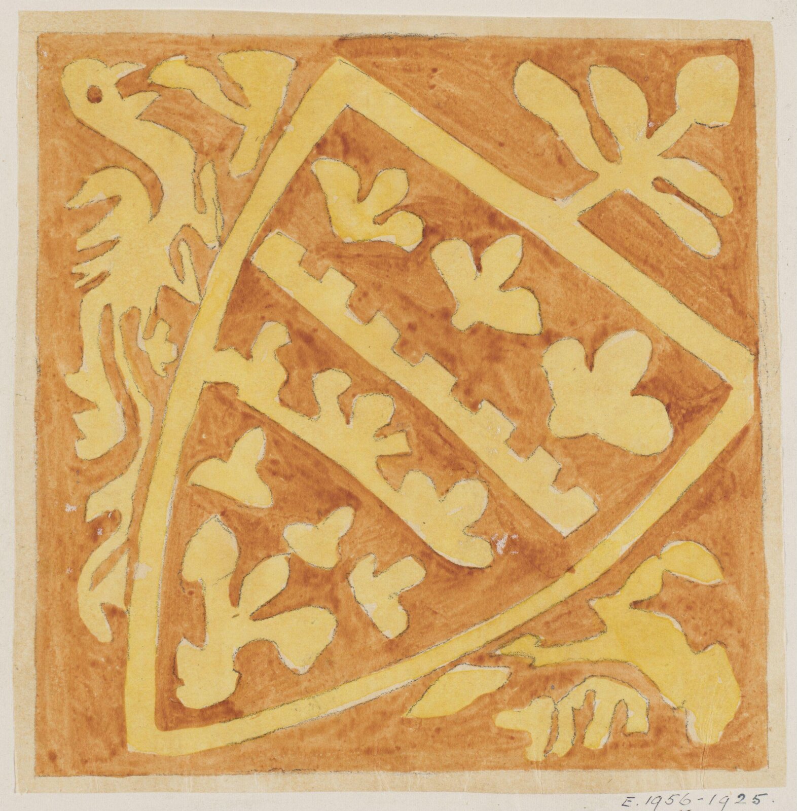 Drawing, Augustus Franks, ca. 1850-1897