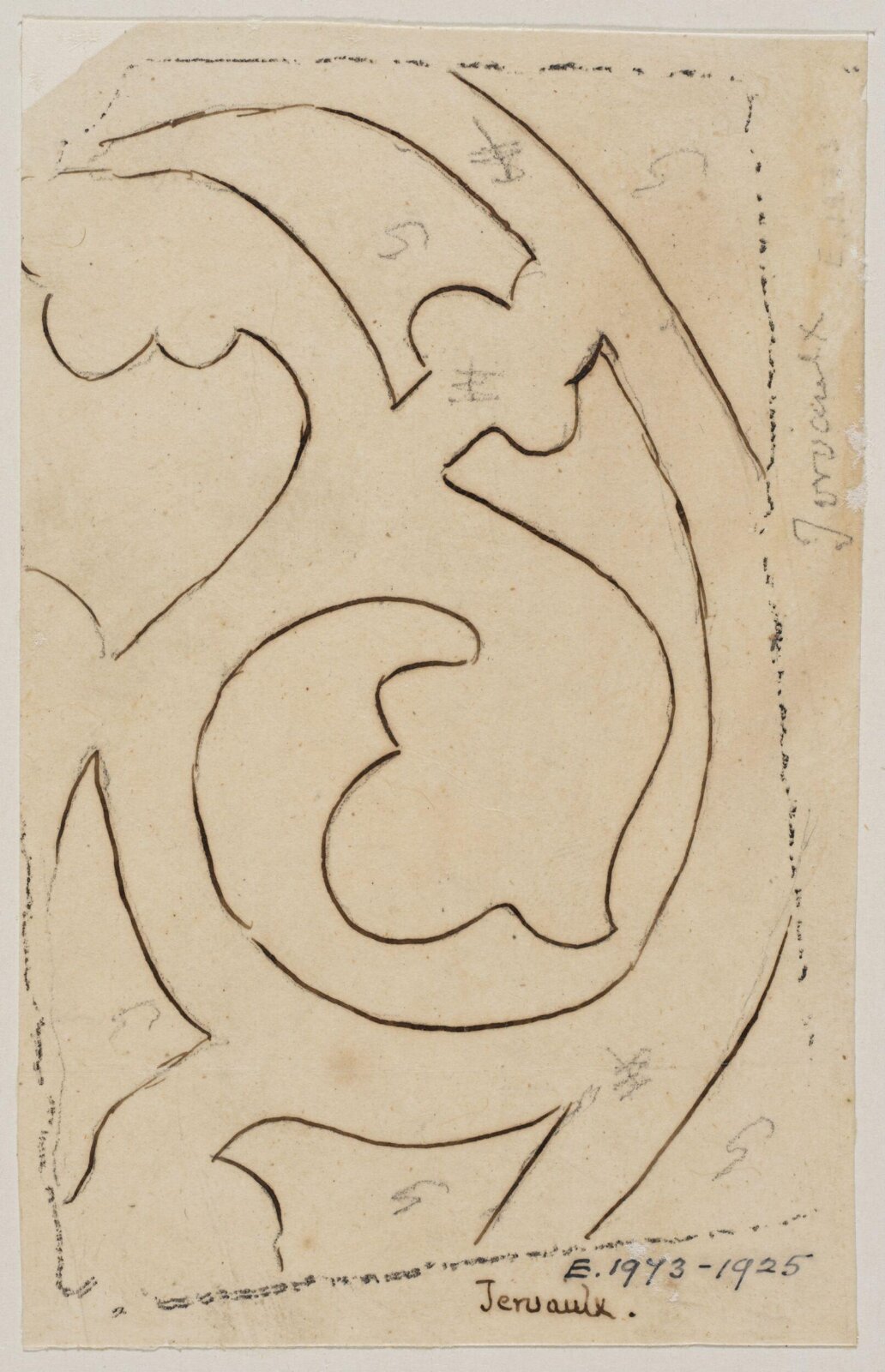 Drawing, Augustus Franks, ca. 1850-1897
