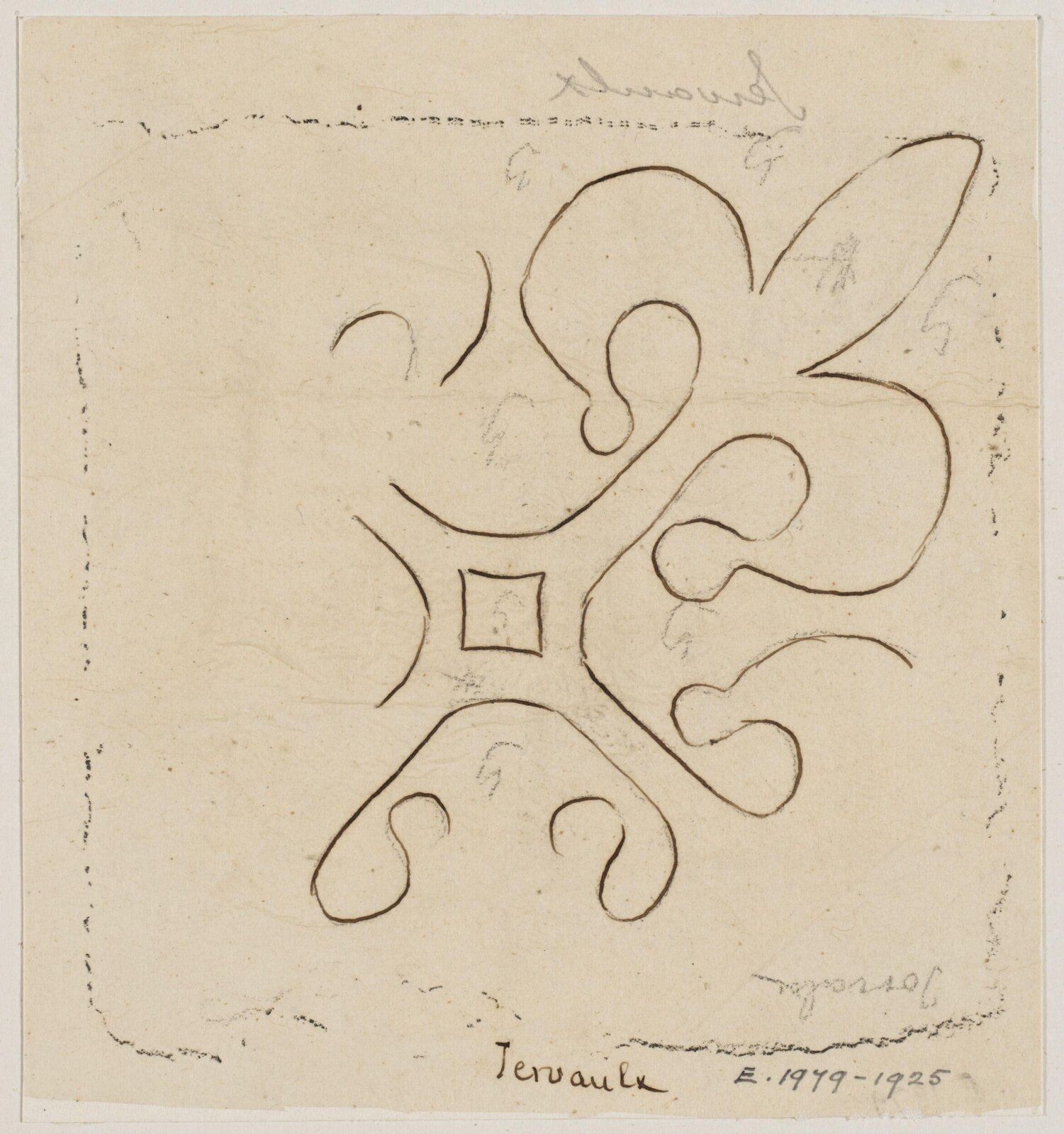 Drawing, Augustus Franks, ca. 1850-1897