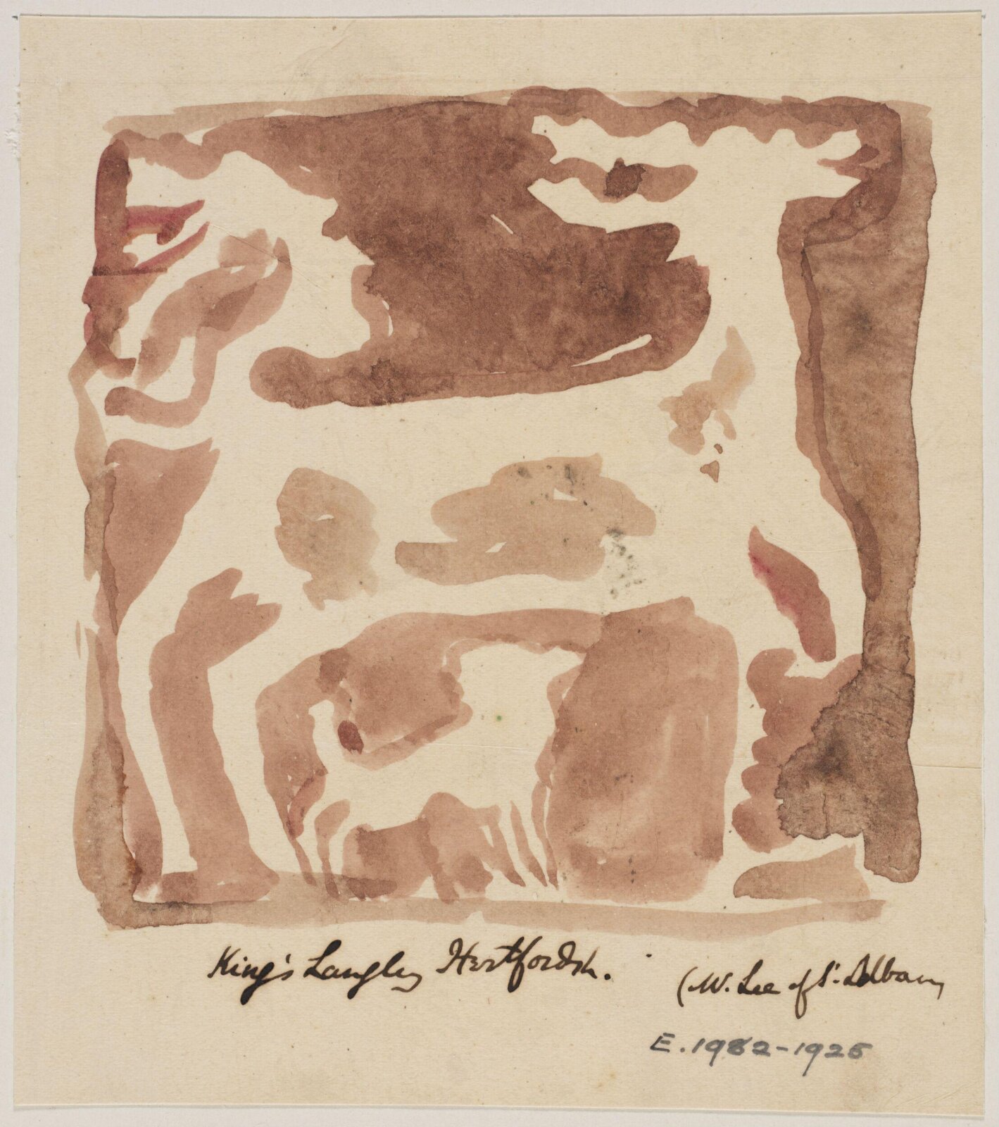 Drawing, Augustus Franks, ca. 1850-1897