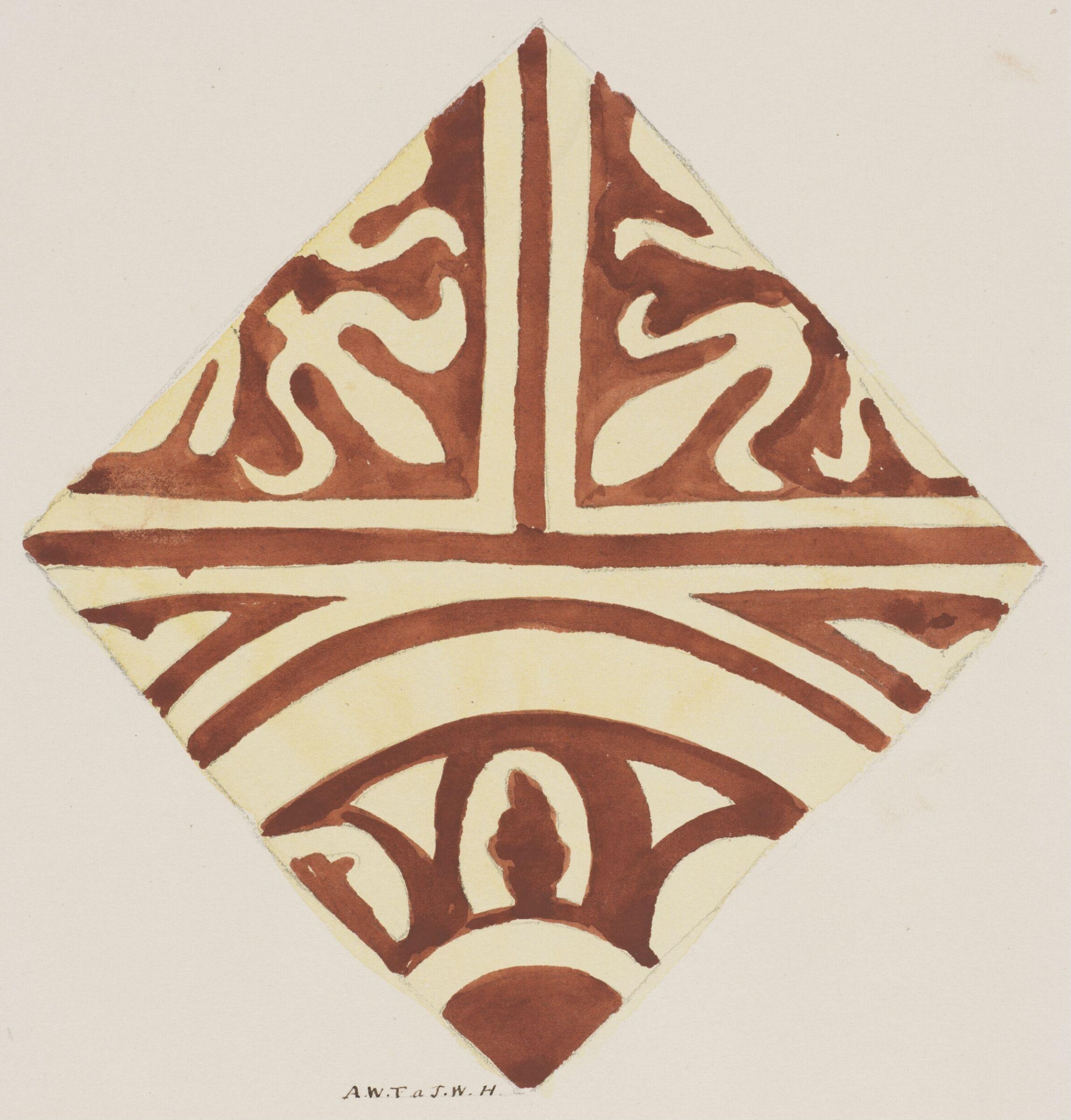 Drawing, Augustus Franks, ca. 1850-1897