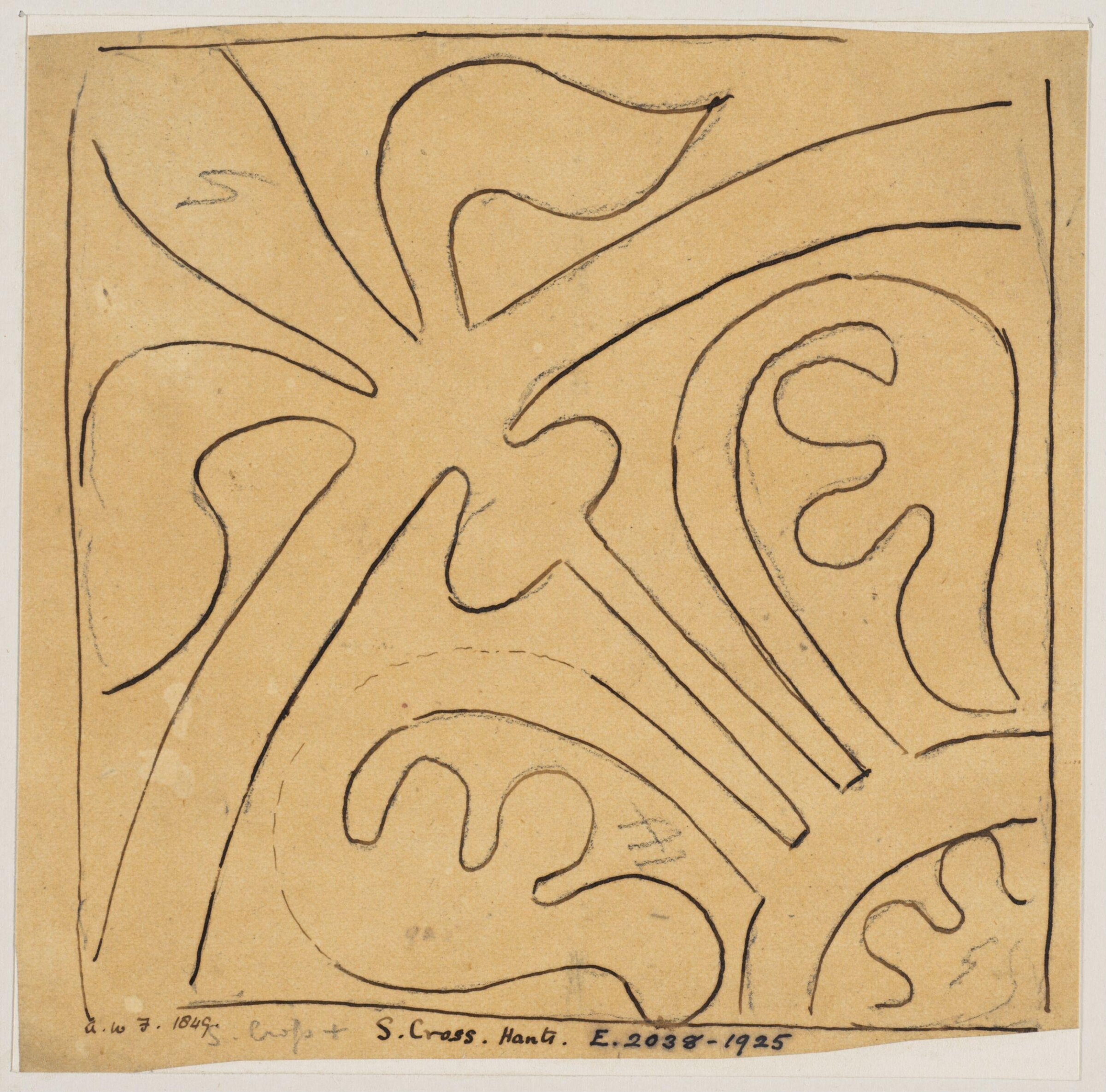 Drawing, Augustus Franks, ca. 1850-1897