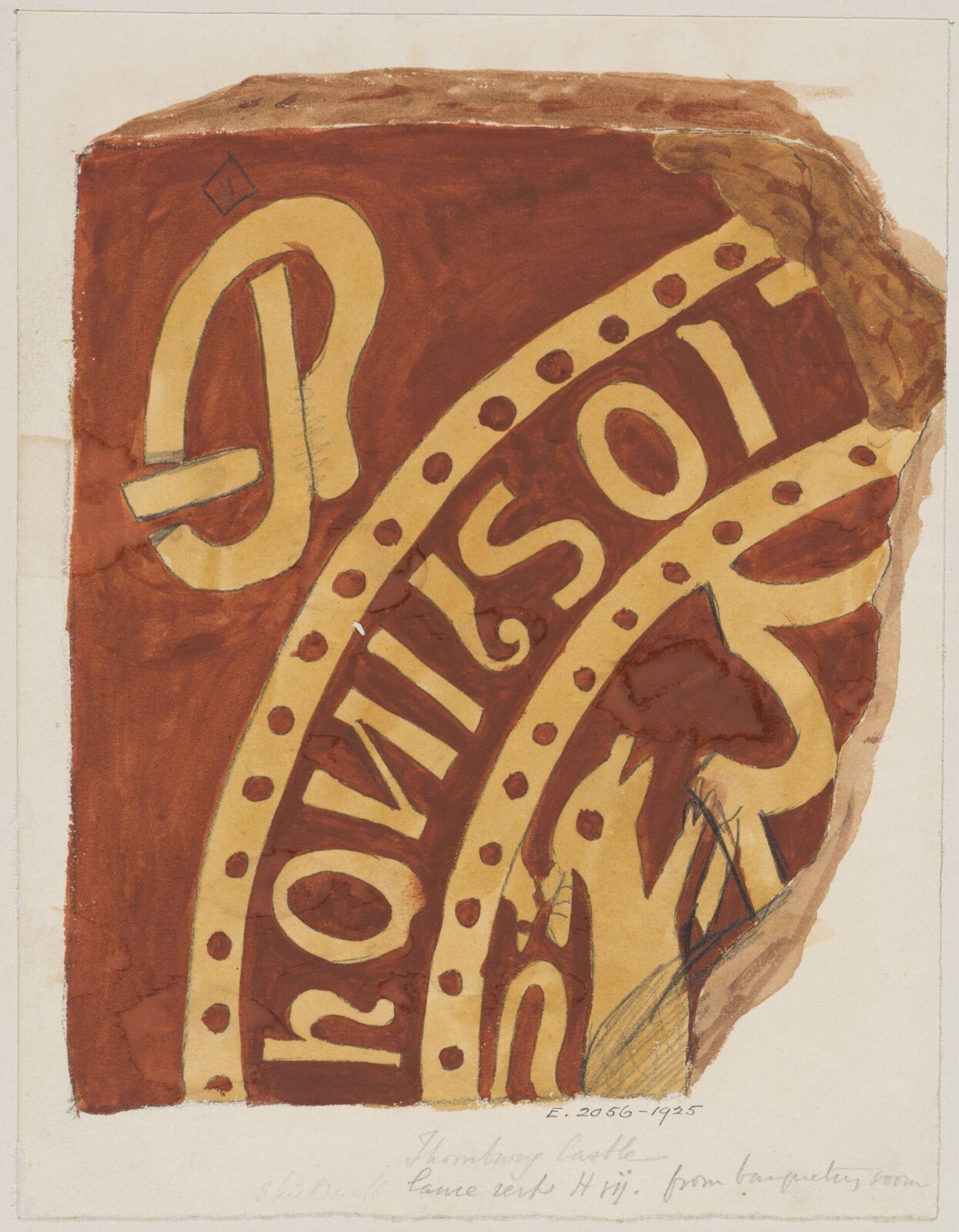 Drawing, Augustus Franks, ca. 1850-1897