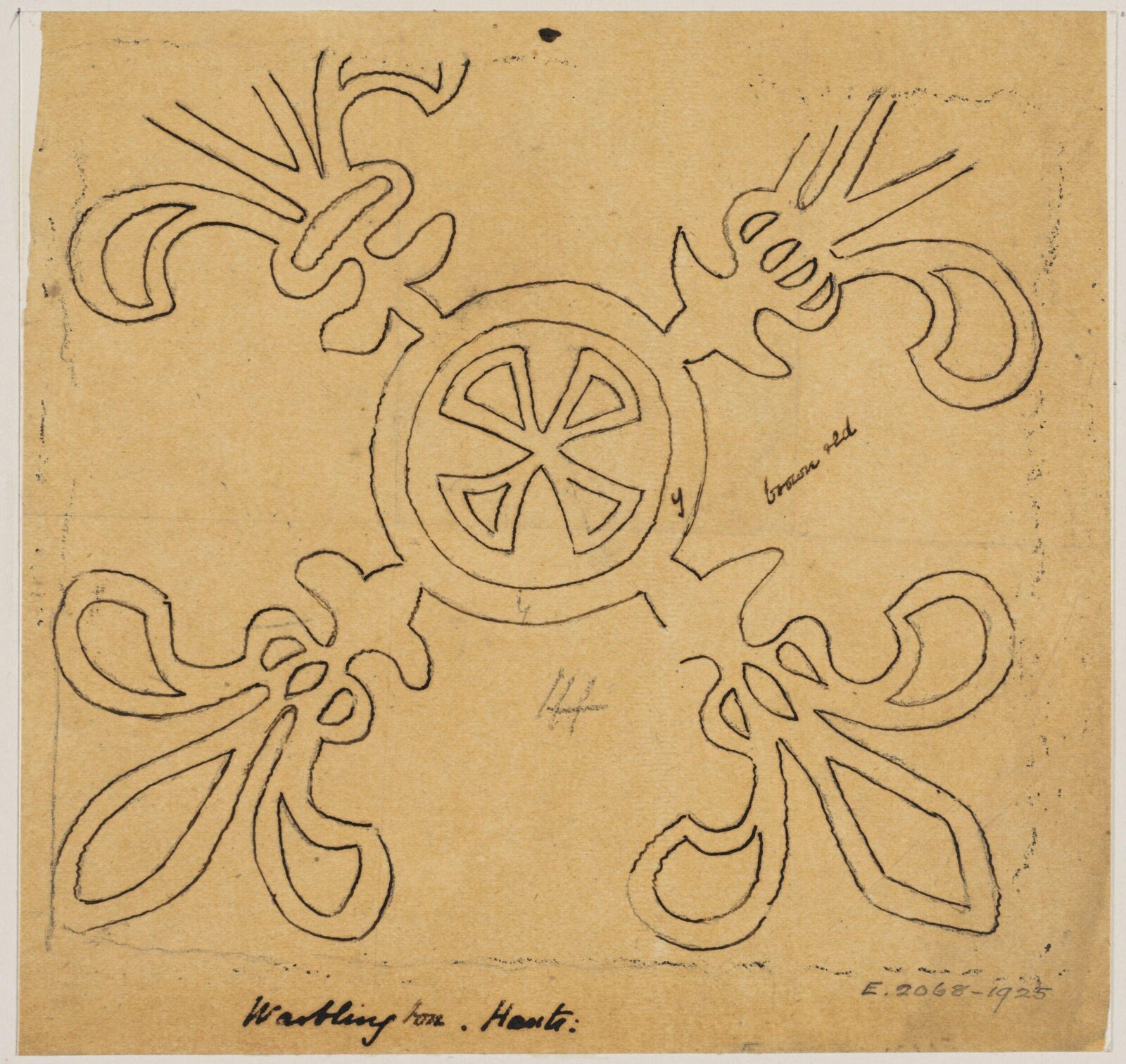 Drawing, Augustus Franks, ca. 1850-1897