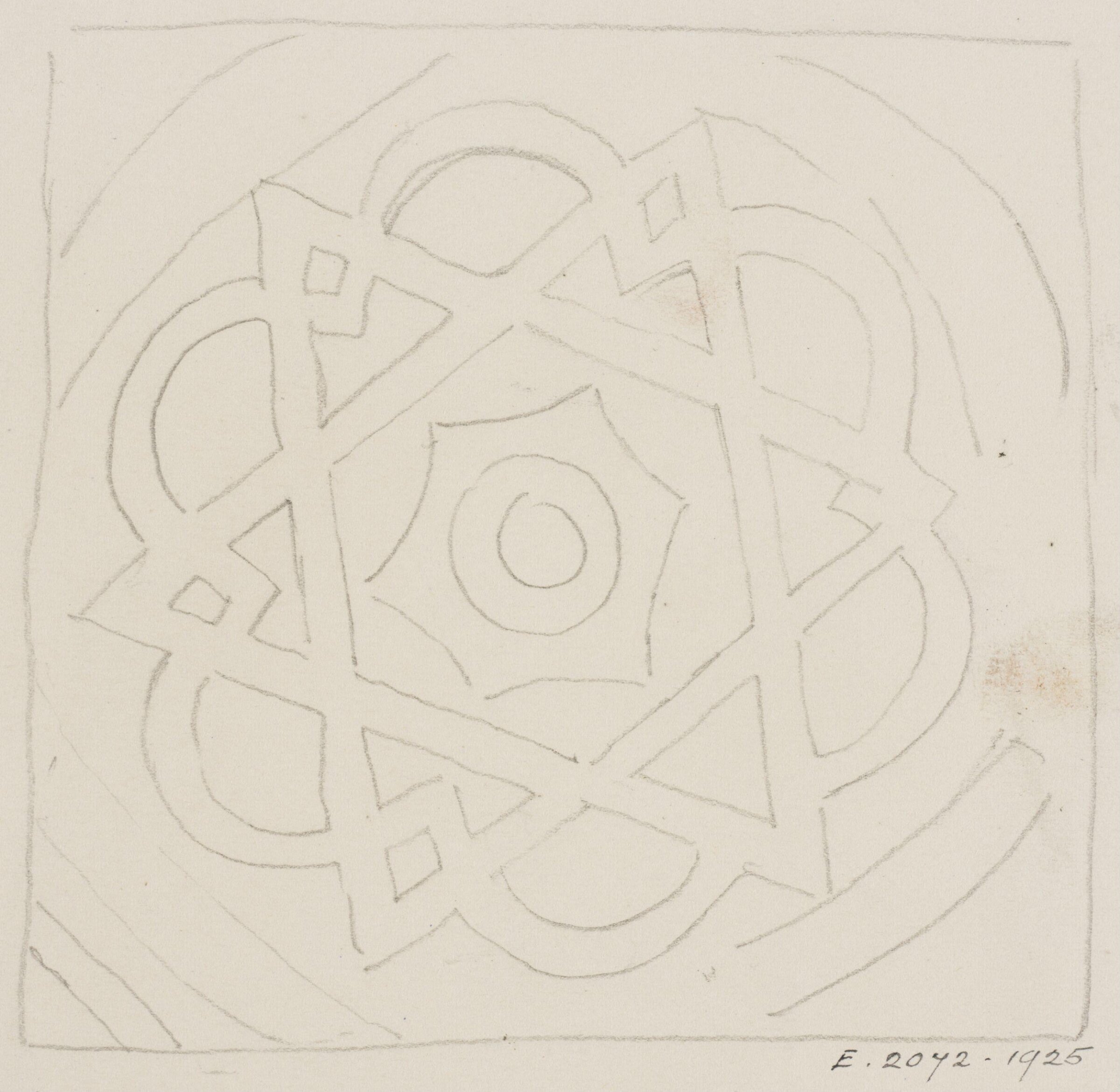Drawing, Augustus Franks, ca. 1850-1897