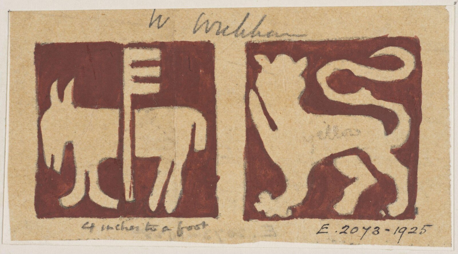 Drawing, Augustus Franks, ca. 1850-1897