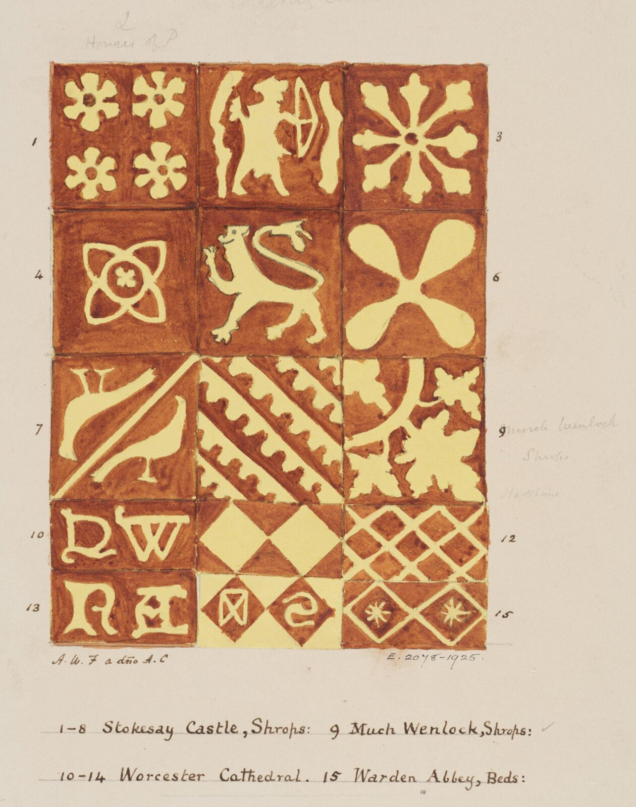 Drawing, Augustus Franks, ca. 1850-1897