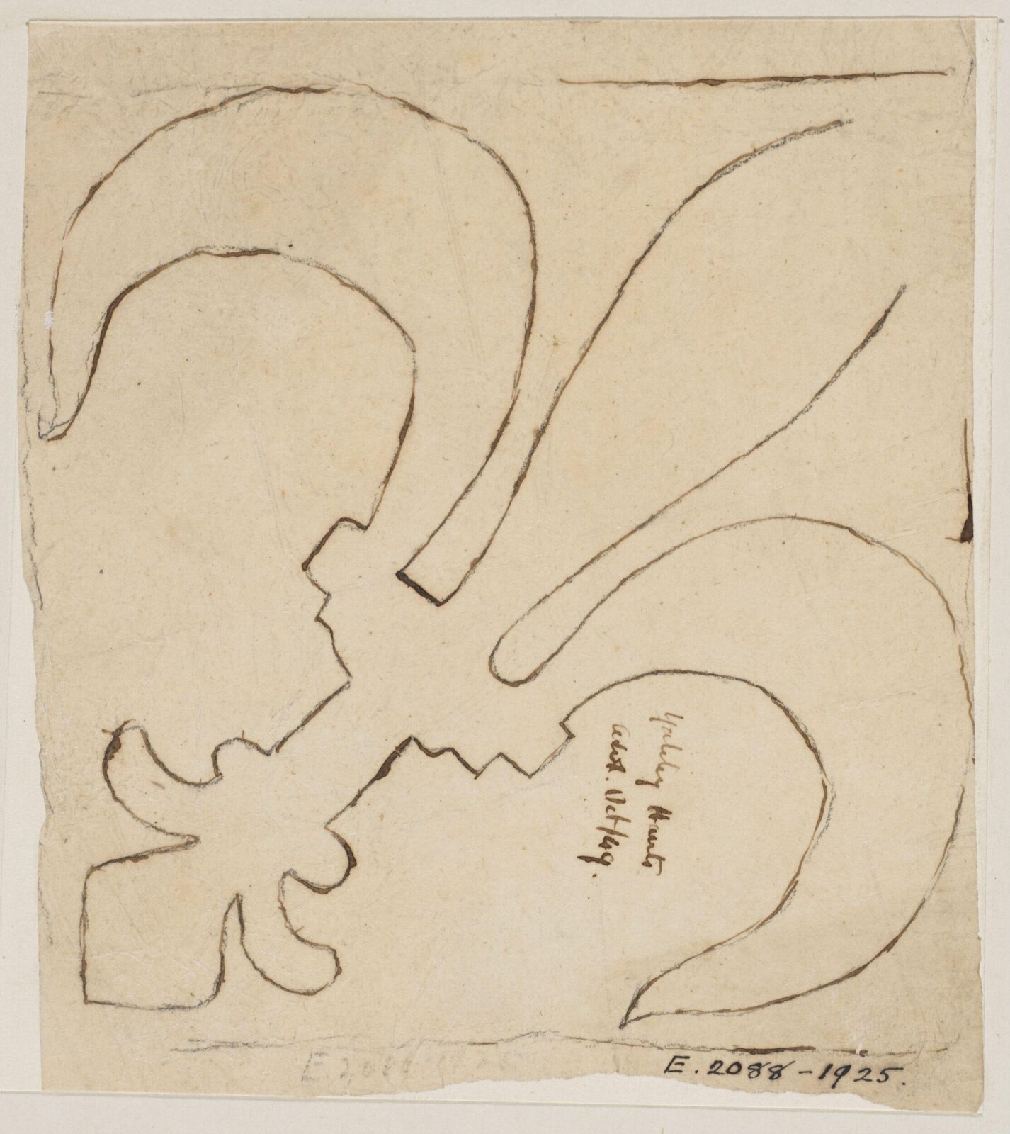 Drawing, Augustus Franks, ca. 1850-1897
