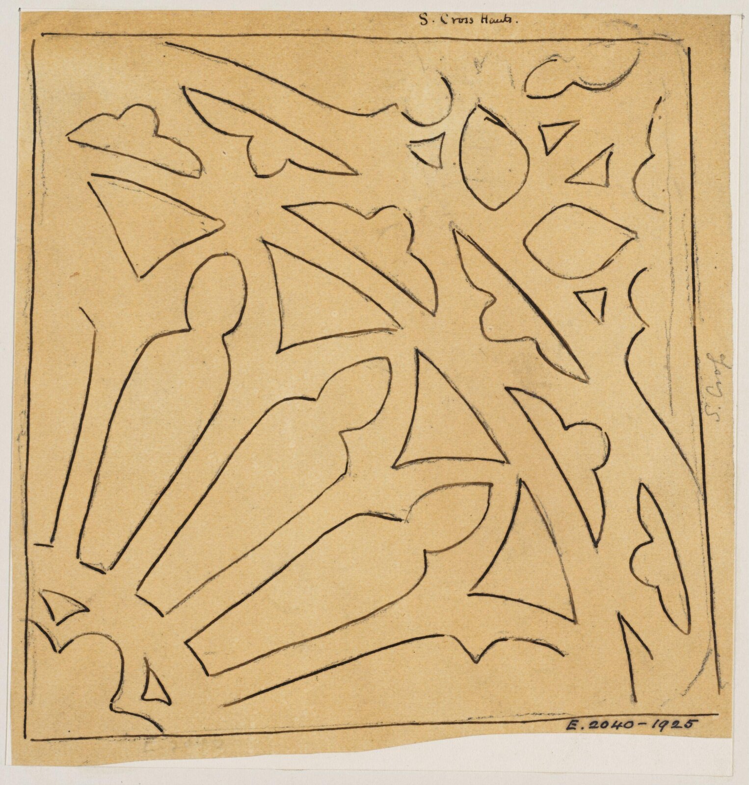Drawing, Augustus Franks, ca. 1850-1897