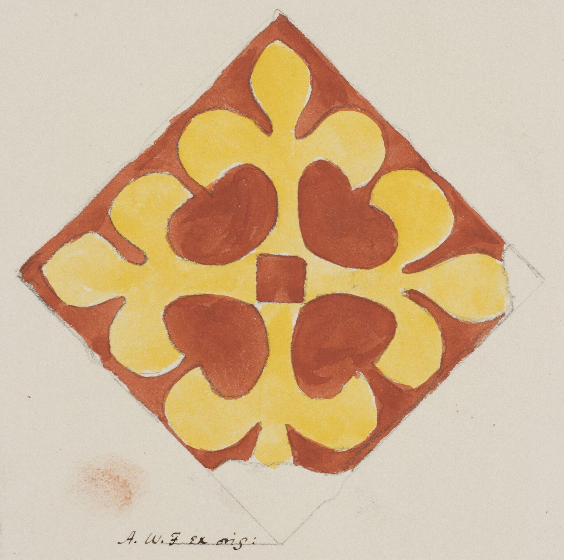 Drawing, Augustus Franks, ca. 1850-1897