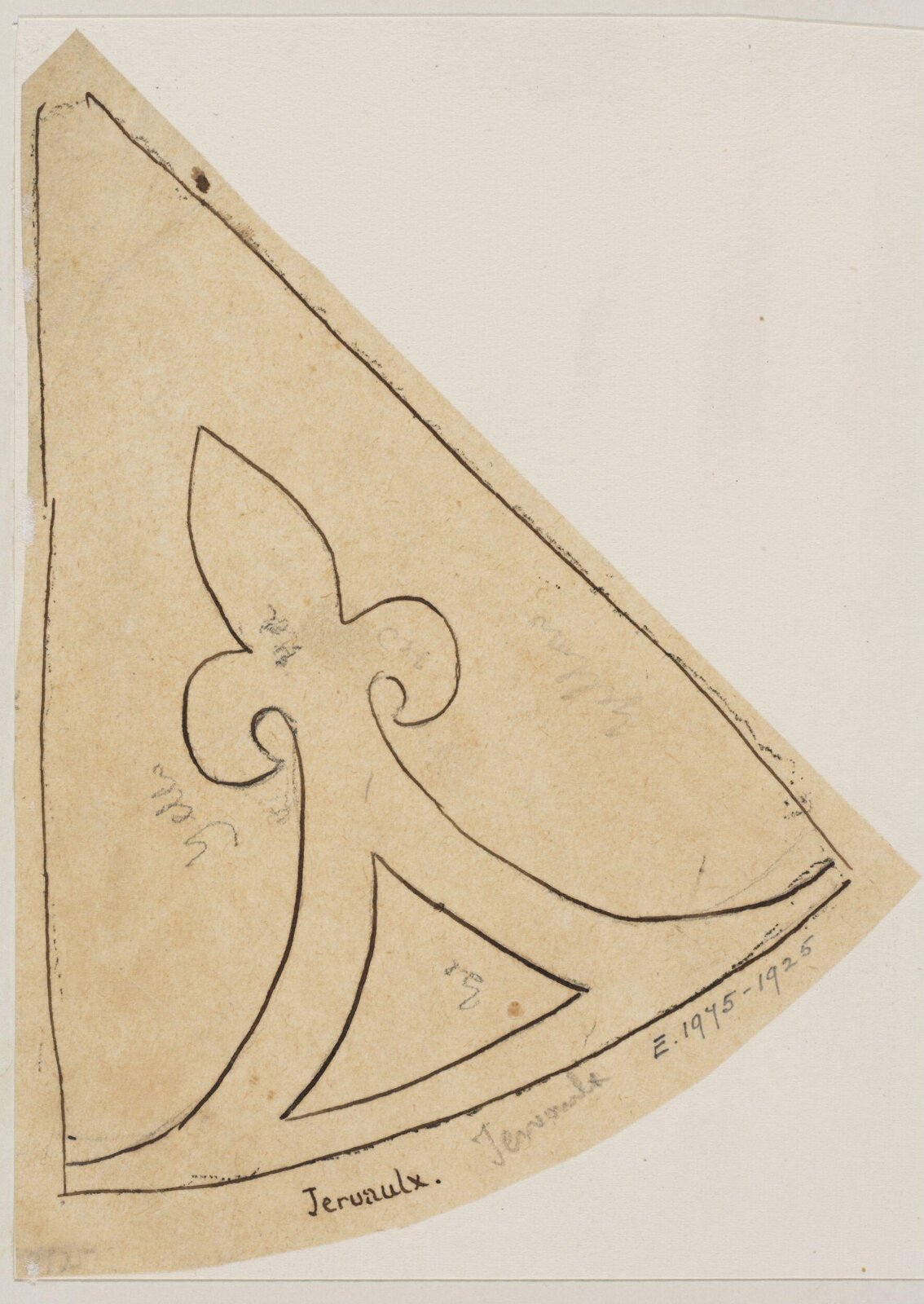 Drawing, Augustus Franks, ca. 1850-1897