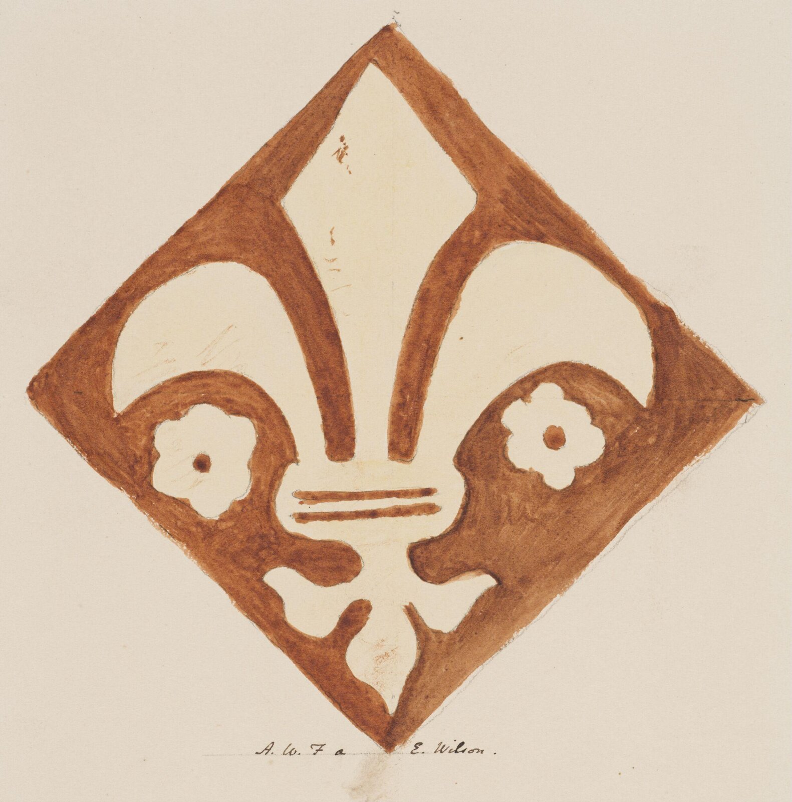 Drawing, Augustus Franks, ca. 1850-1897