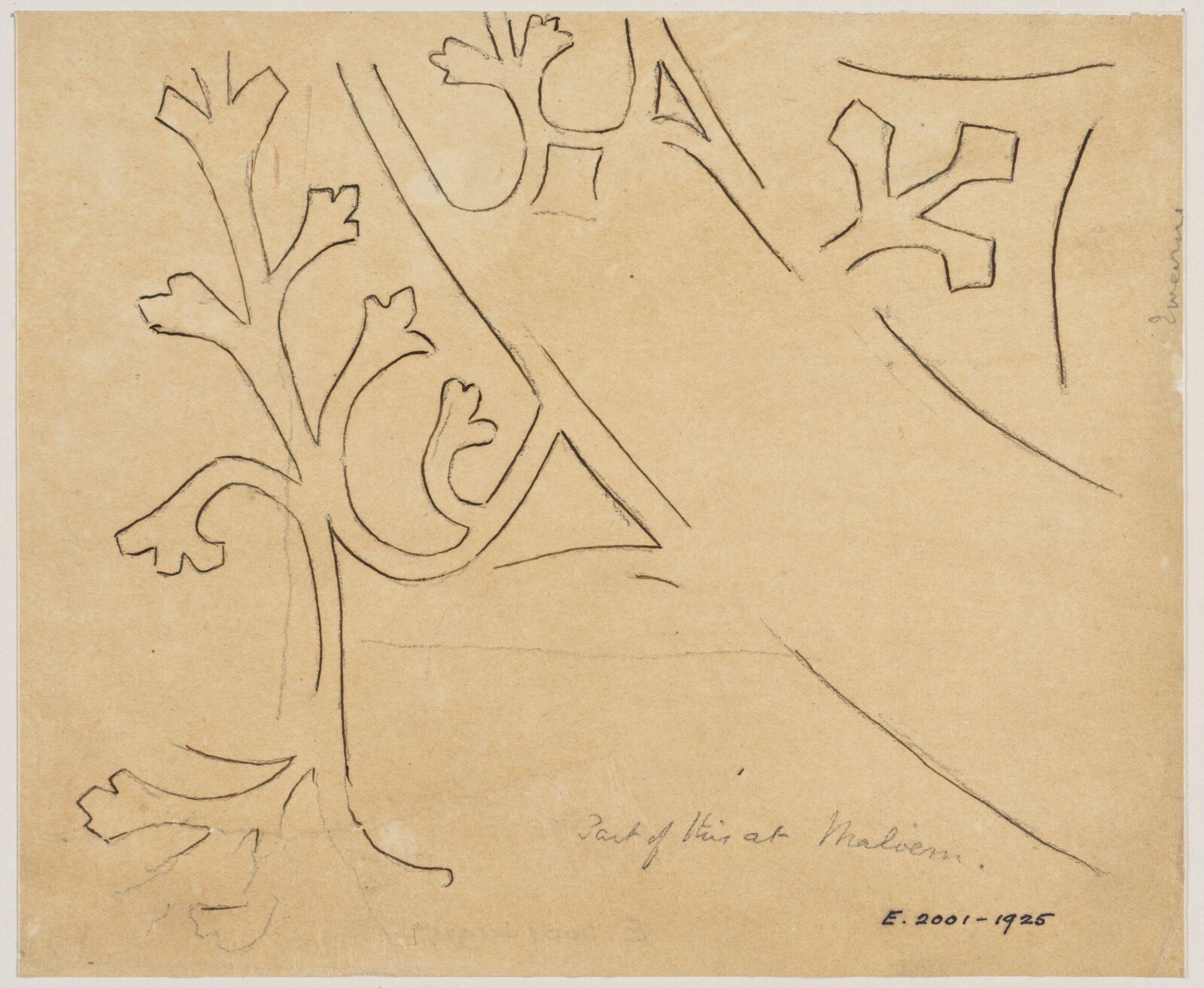 Drawing, Augustus Franks, ca. 1850-1897