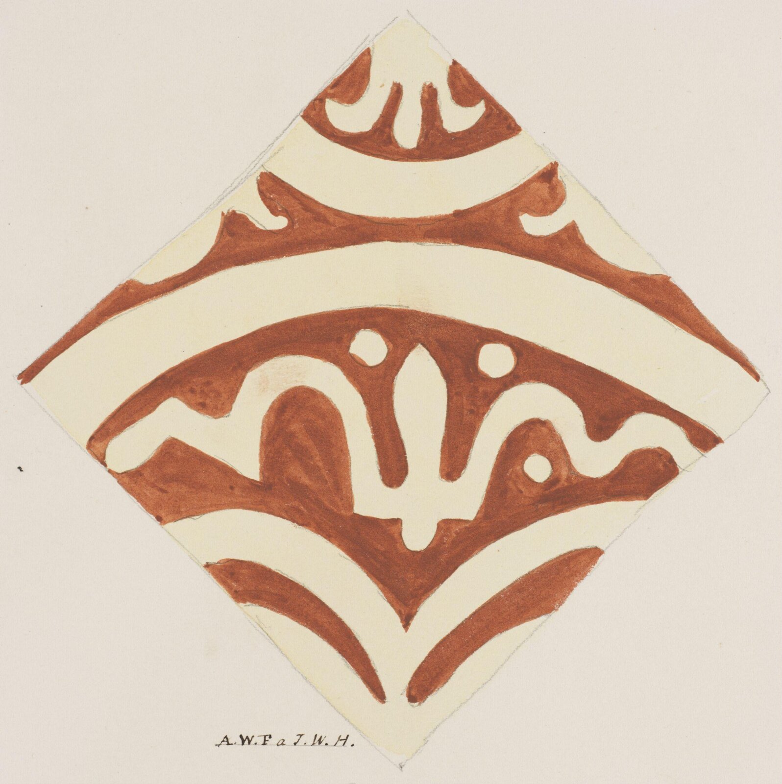 Drawing, Augustus Franks, ca. 1850-1897