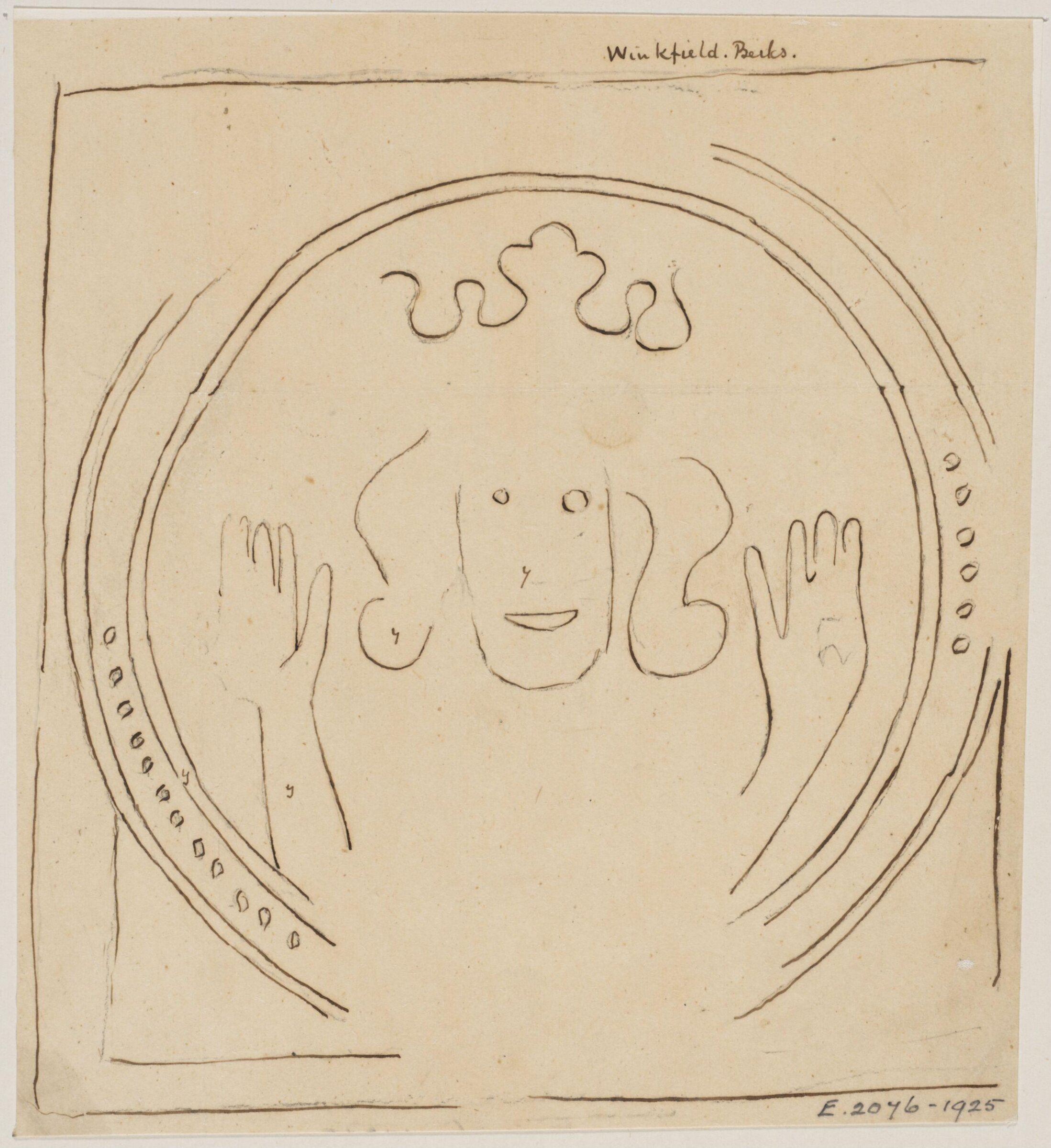 Drawing, Augustus Franks, ca. 1850-1897