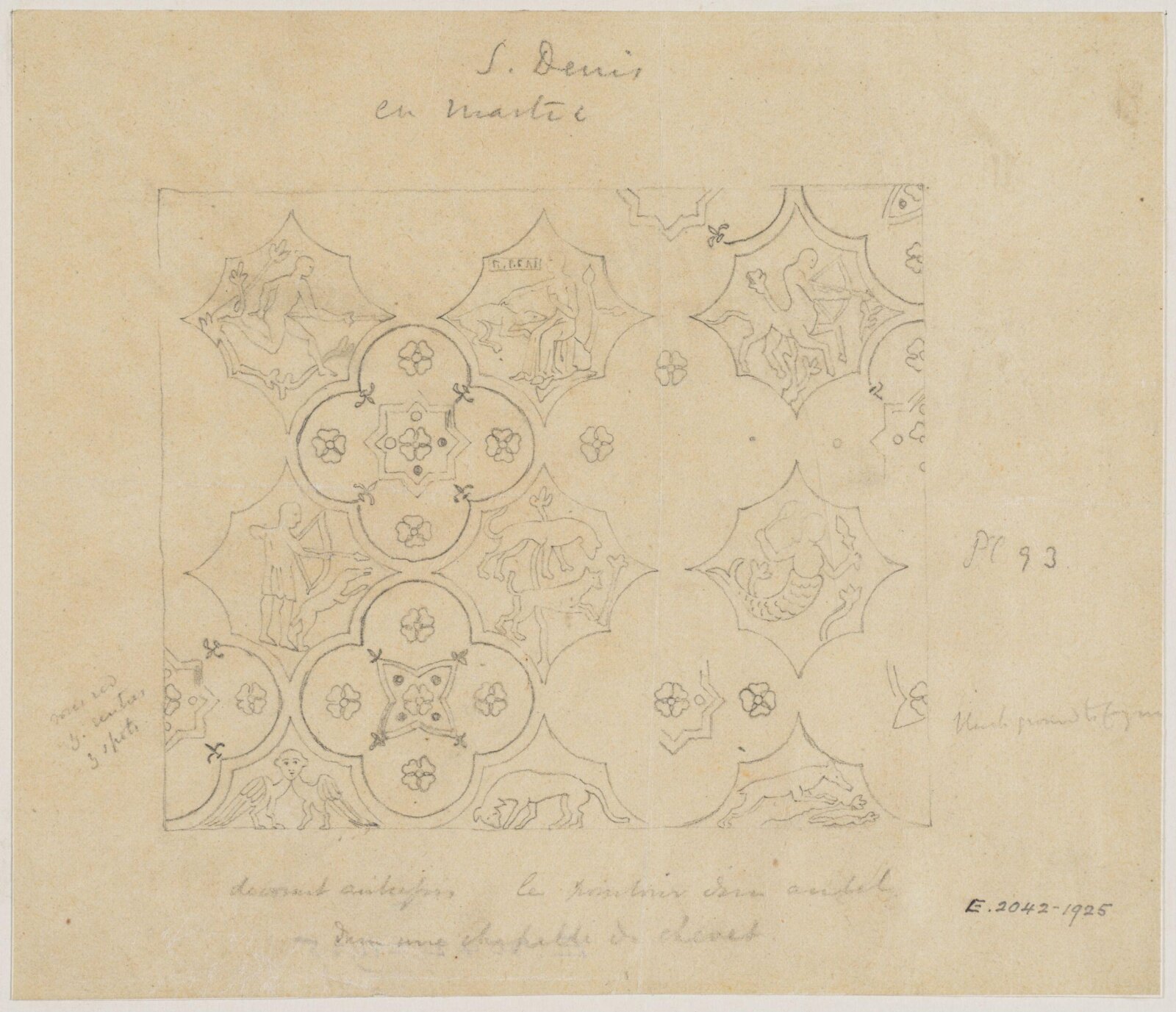 Drawing, Augustus Franks, ca. 1850-1897