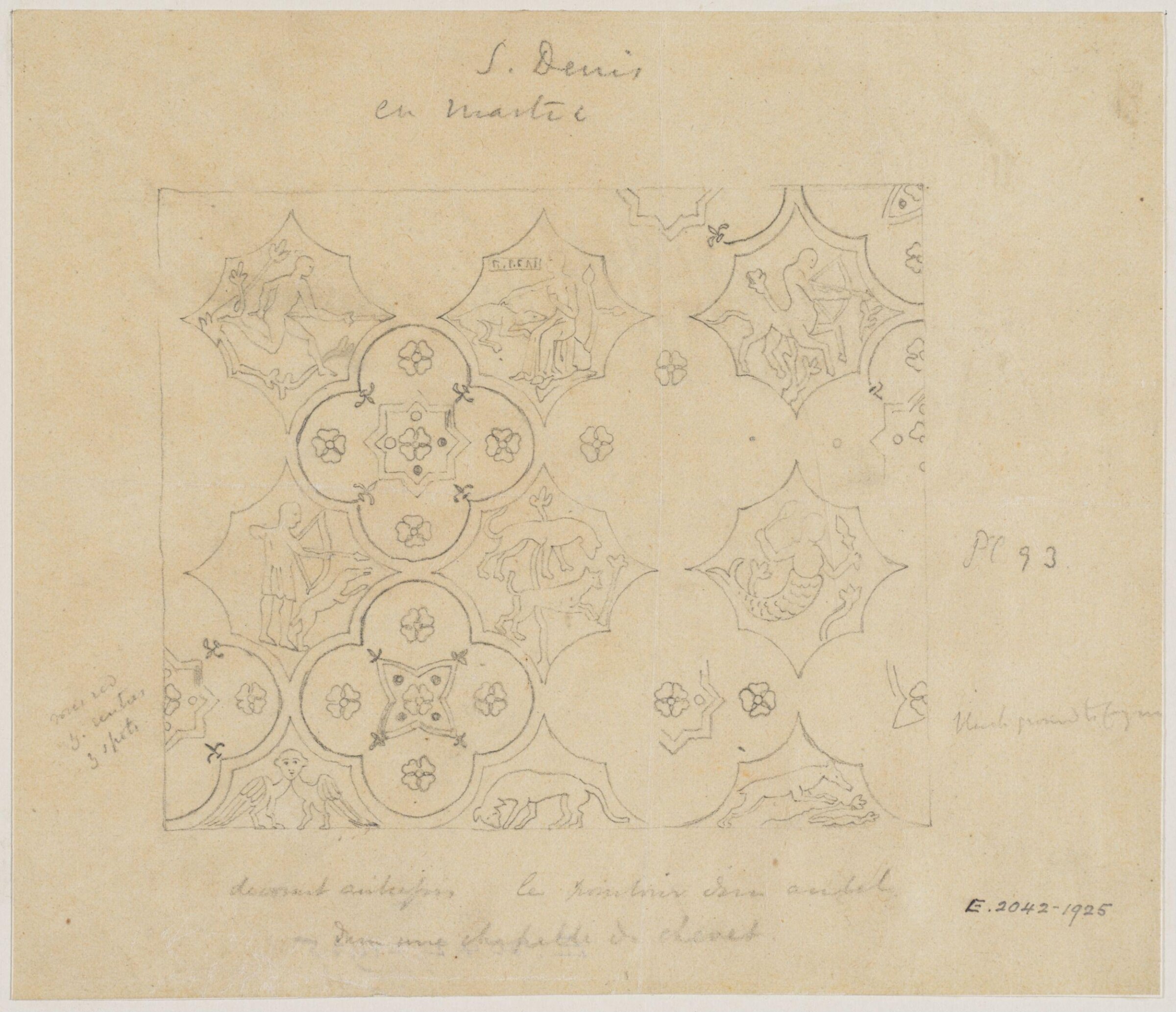 Drawing, Augustus Franks, ca. 1850-1897