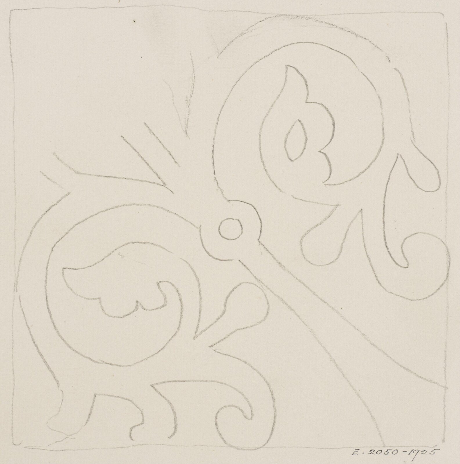 Drawing, Augustus Franks, ca. 1850-1897