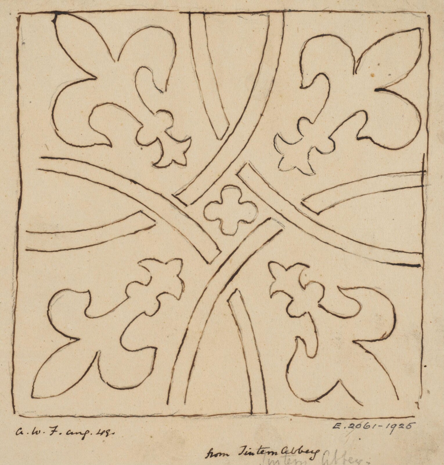 Drawing, Augustus Franks, ca. 1850-1897