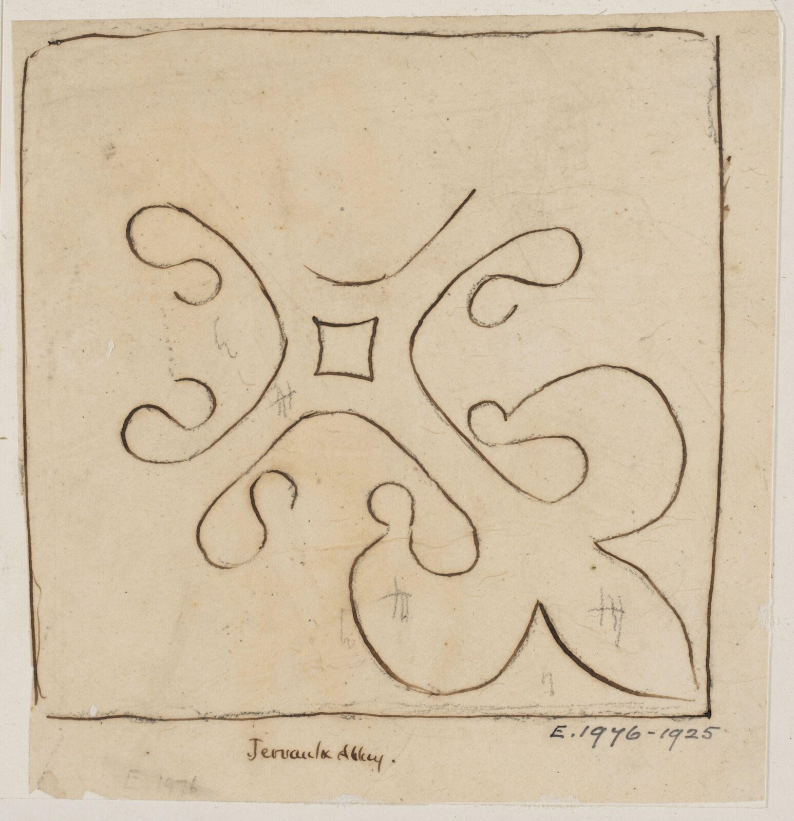 Drawing, Augustus Franks, ca. 1850-1897