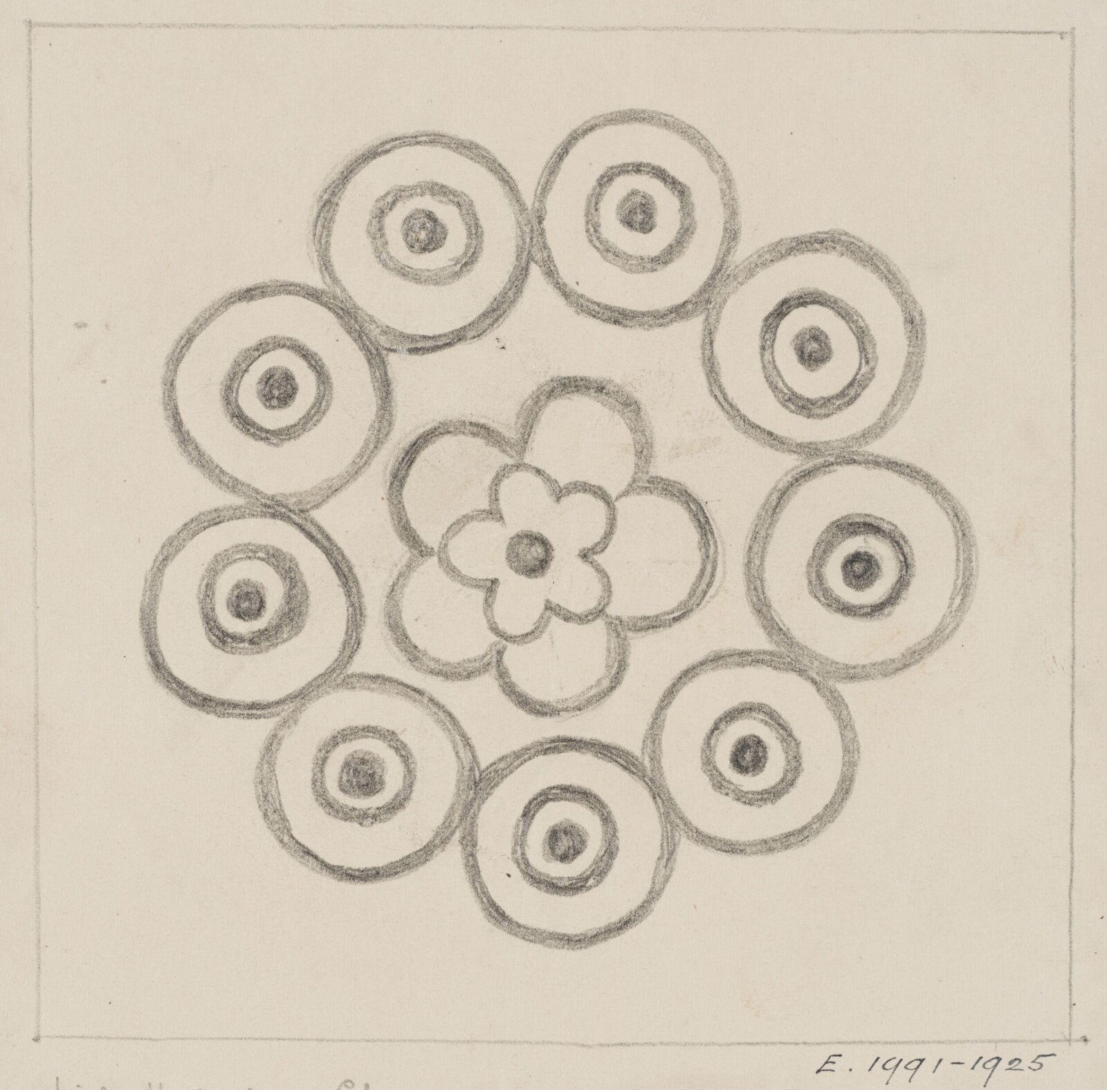 Drawing, Augustus Franks, ca. 1850-1897