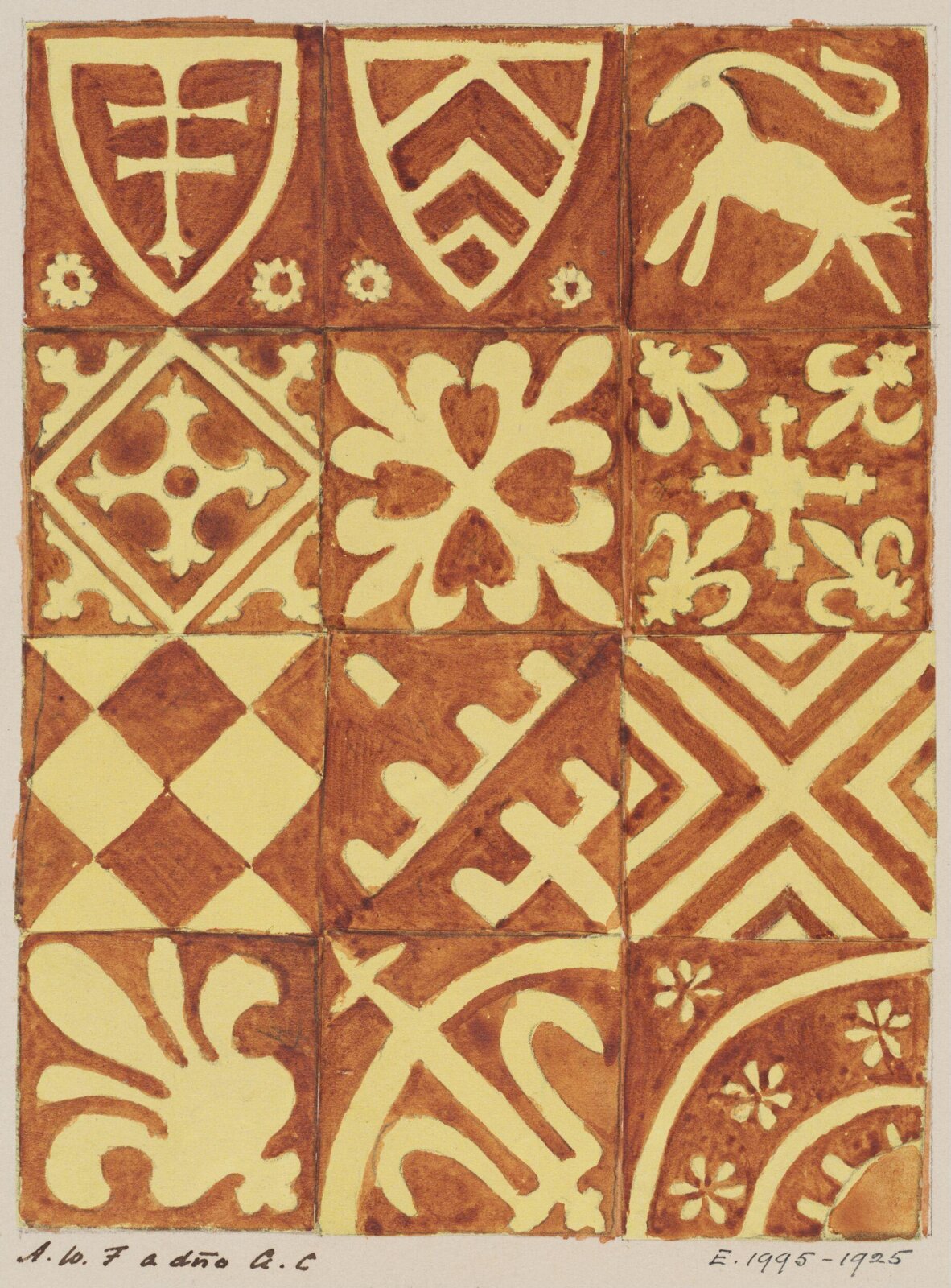 Drawing, Augustus Franks, ca. 1850-1897