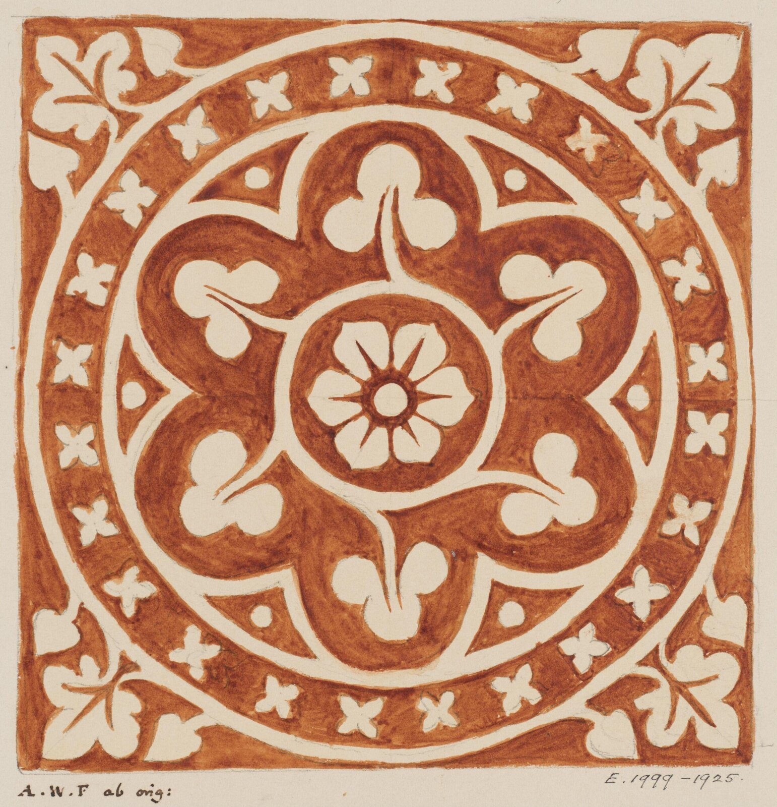 Drawing, Augustus Franks, ca. 1850-1897
