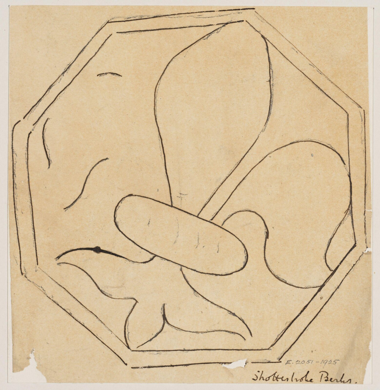 Drawing, Augustus Franks, ca. 1850-1897