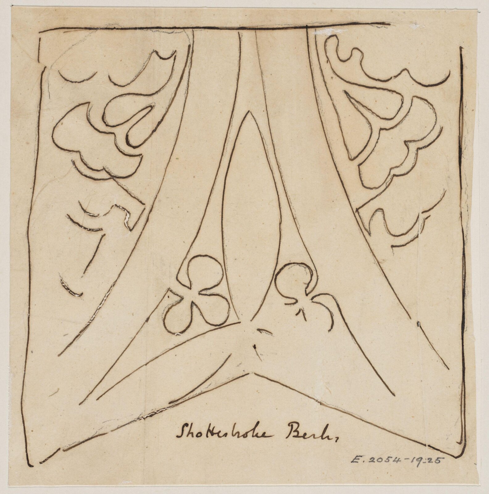 Drawing, Augustus Franks, ca. 1850-1897