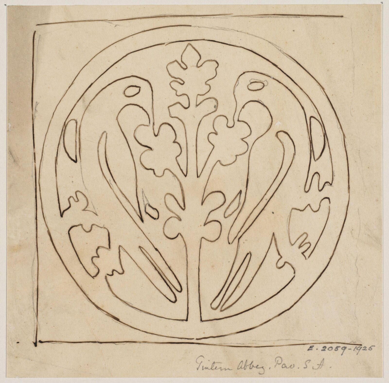 Drawing, Augustus Franks, ca. 1850-1897