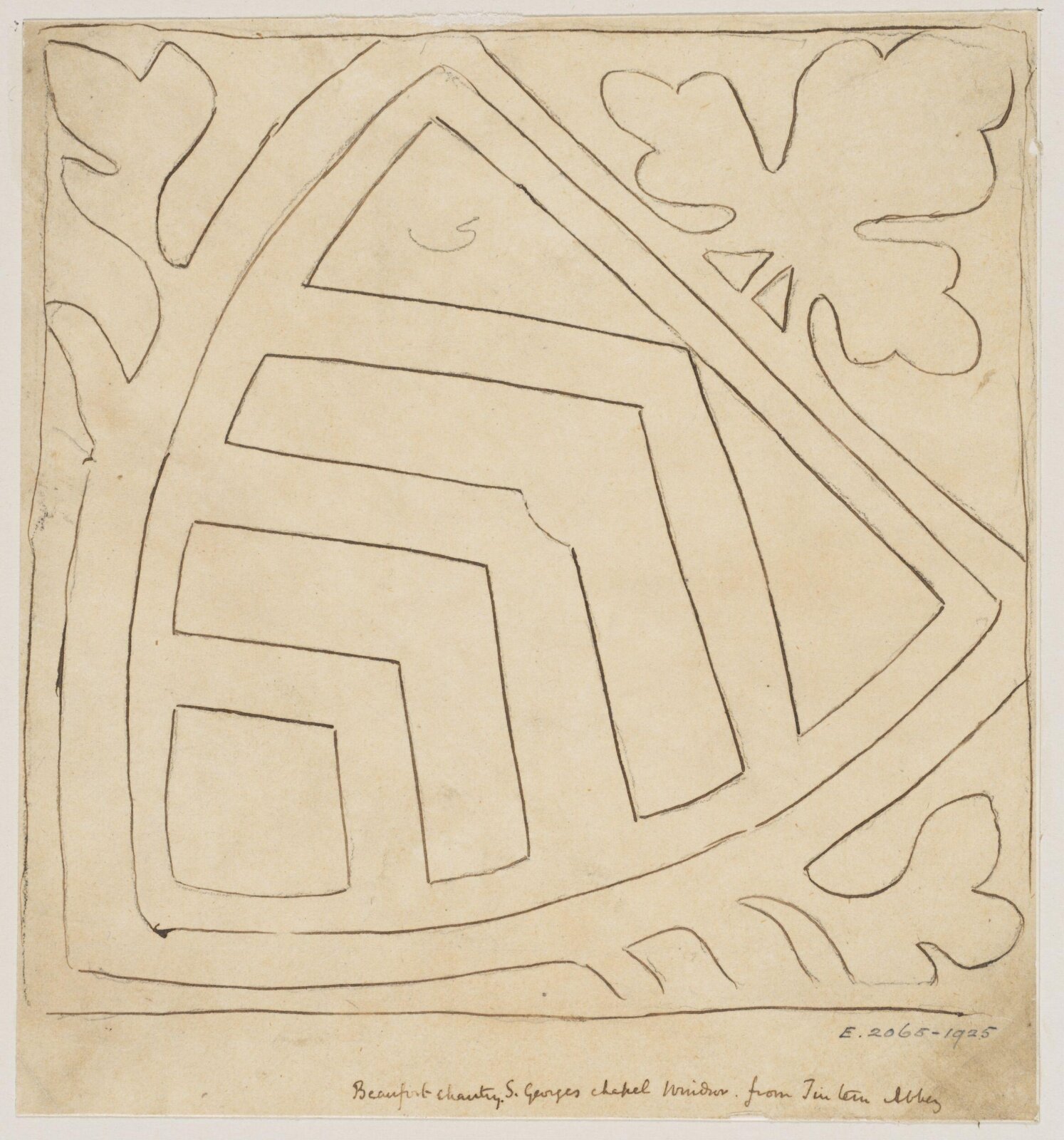 Drawing, Augustus Franks, ca. 1850-1897