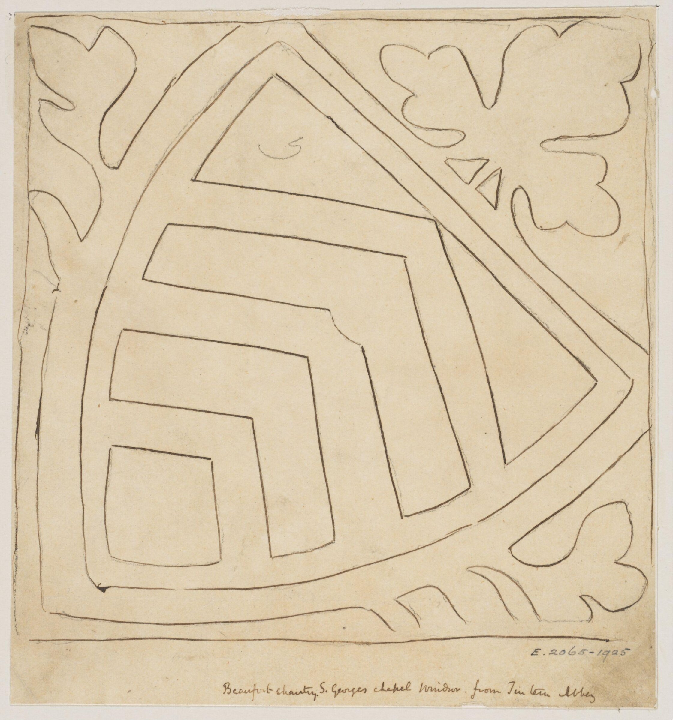 Drawing, Augustus Franks, ca. 1850-1897