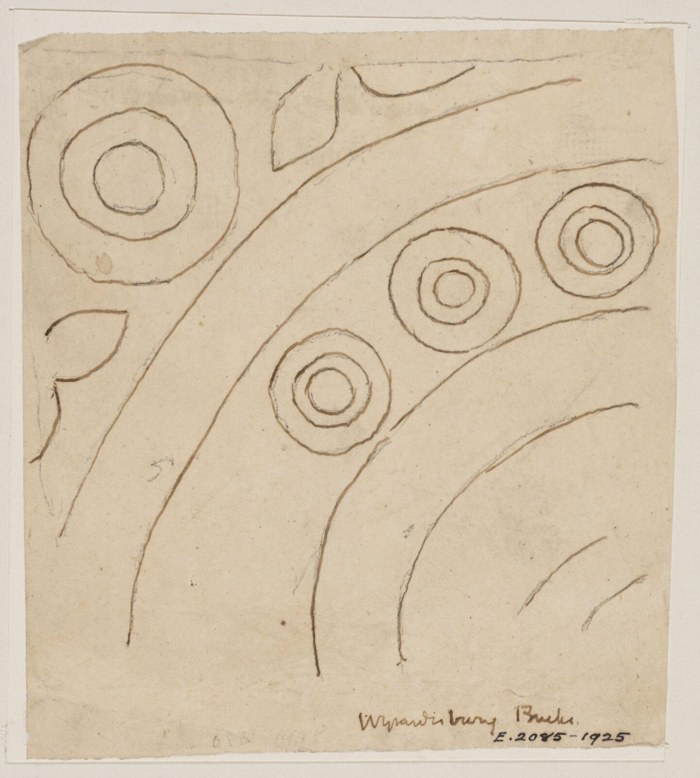 Drawing, Augustus Franks, ca. 1850-1897