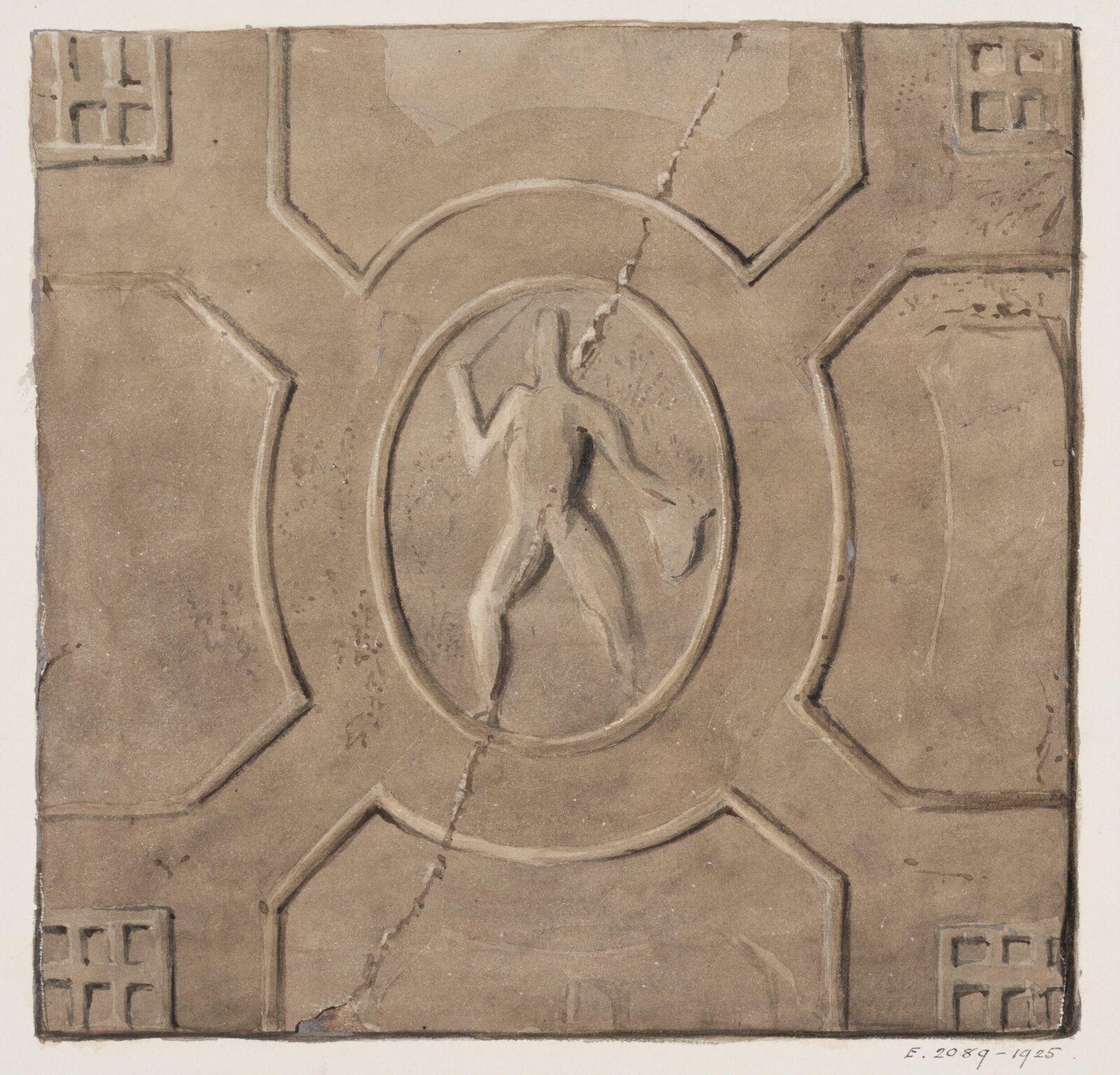 Drawing, Augustus Franks, ca. 1850-1897